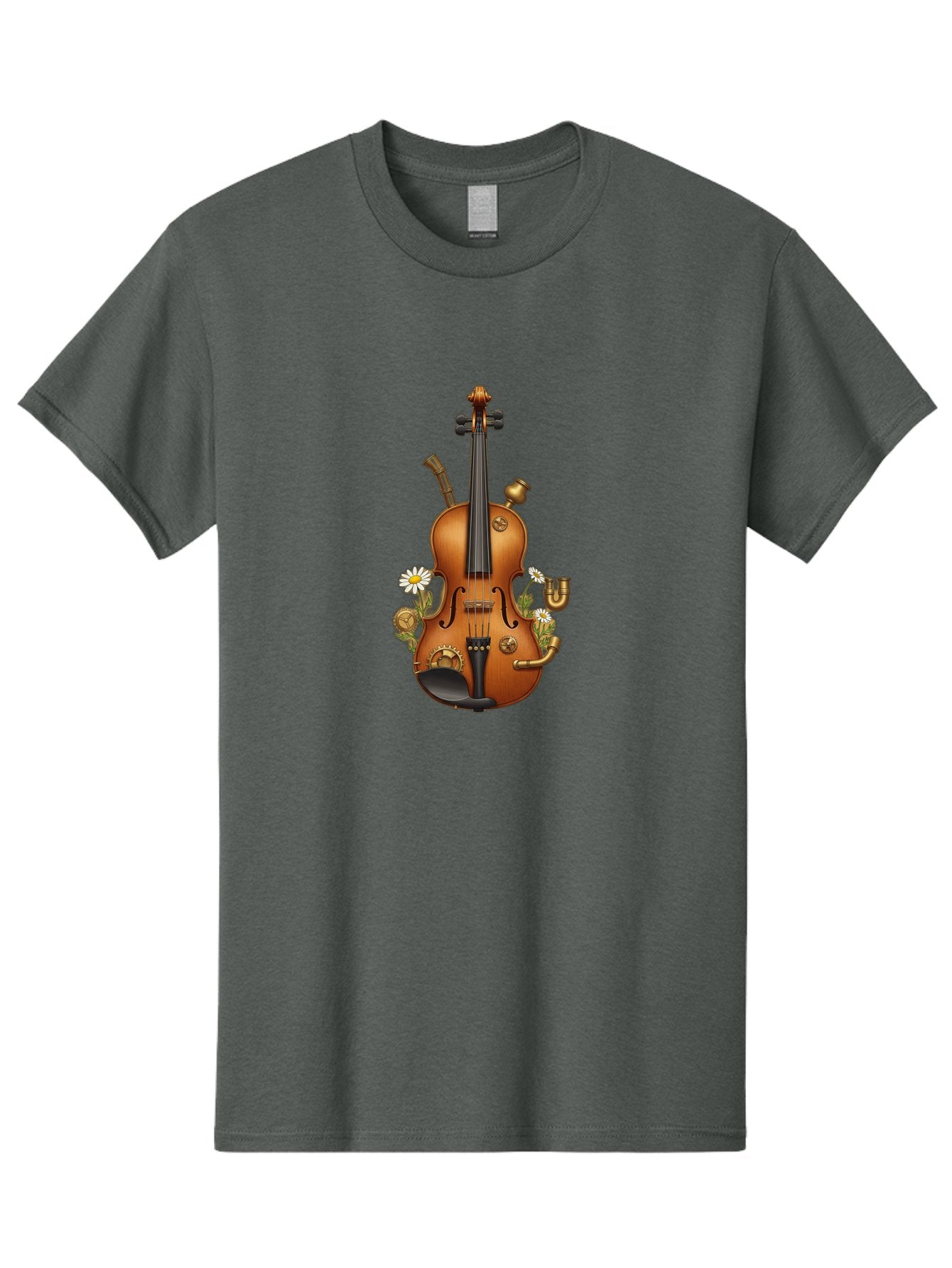 Steampunk-Violin Men'S Graphic Tee, 100% Cotton, Comfortable Casual Summer Wear, Machine Washable, Vintage Camera, Old Camera, Antique Camera, Black Camera, Classic Photography, Photography Equipment, Nostalgic Device, Film Camera, Camera Art Baj798 14