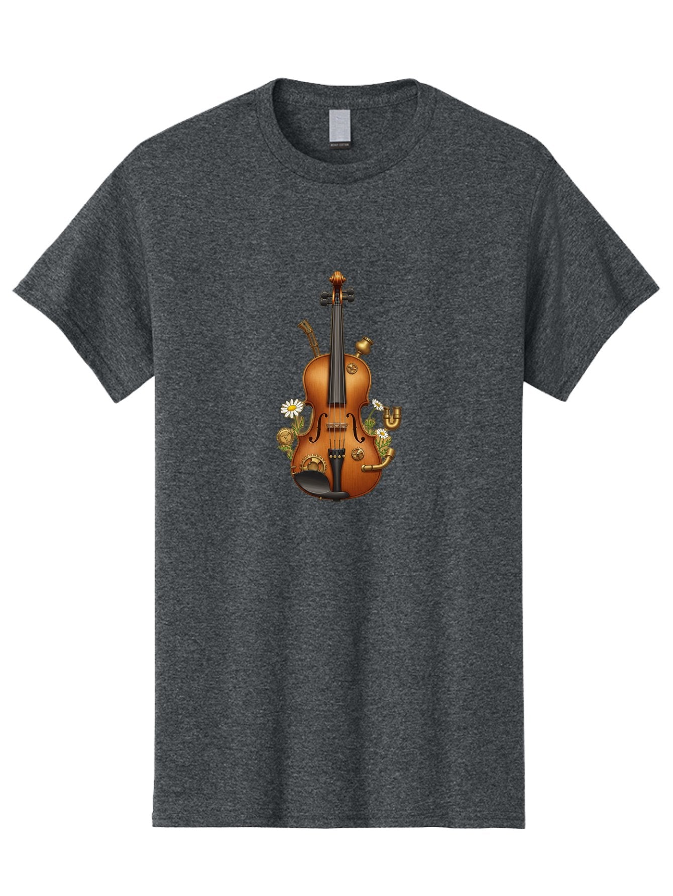 Steampunk-Violin Men'S Graphic Tee, 100% Cotton, Comfortable Casual Summer Wear, Machine Washable, Vintage Camera, Old Camera, Antique Camera, Black Camera, Classic Photography, Photography Equipment, Nostalgic Device, Film Camera, Camera Art Baj798 7