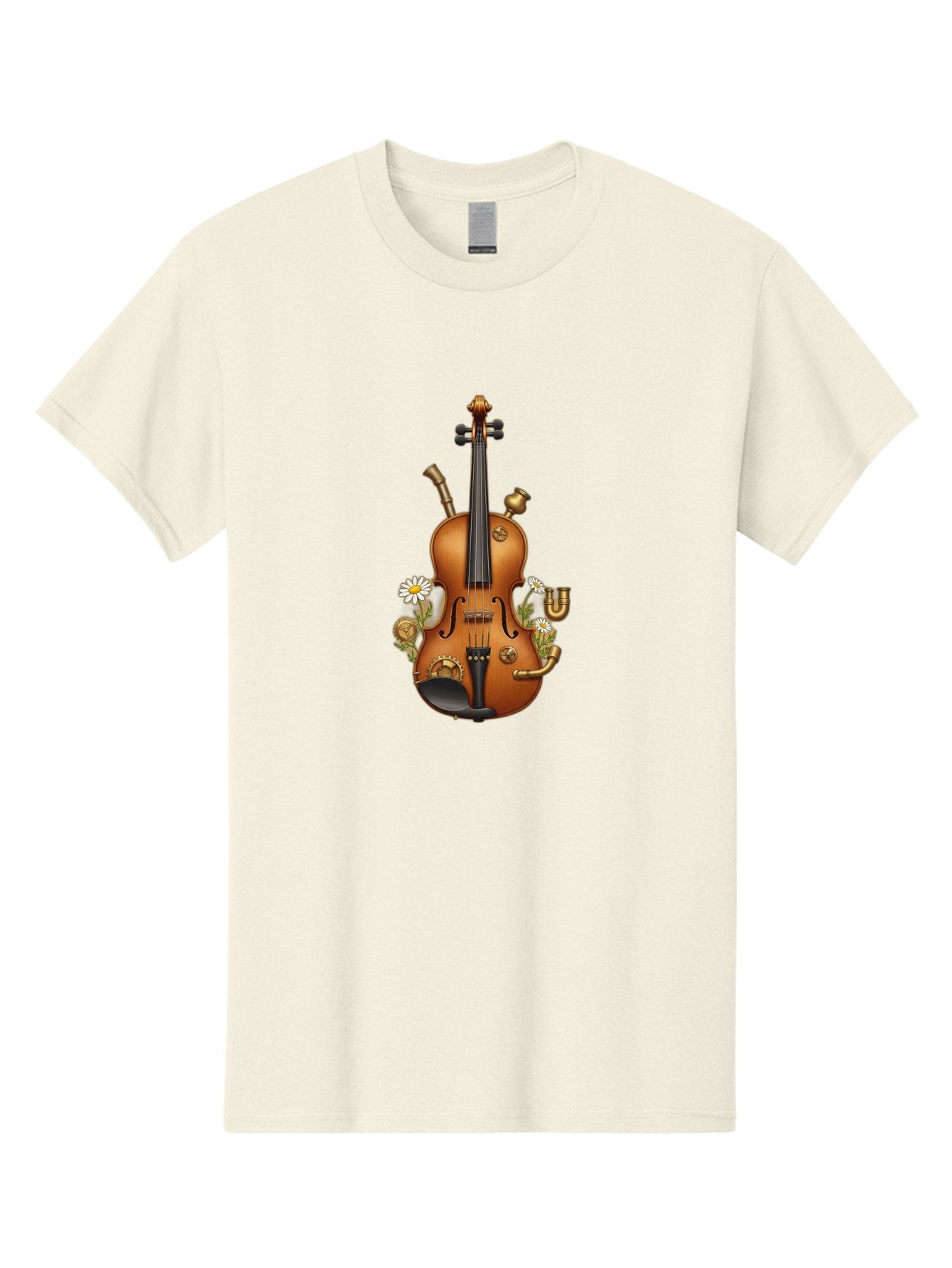 Steampunk-Violin Men'S Graphic Tee, 100% Cotton, Comfortable Casual Summer Wear, Machine Washable, Vintage Camera, Old Camera, Antique Camera, Black Camera, Classic Photography, Photography Equipment, Nostalgic Device, Film Camera, Camera Art Baj798 3