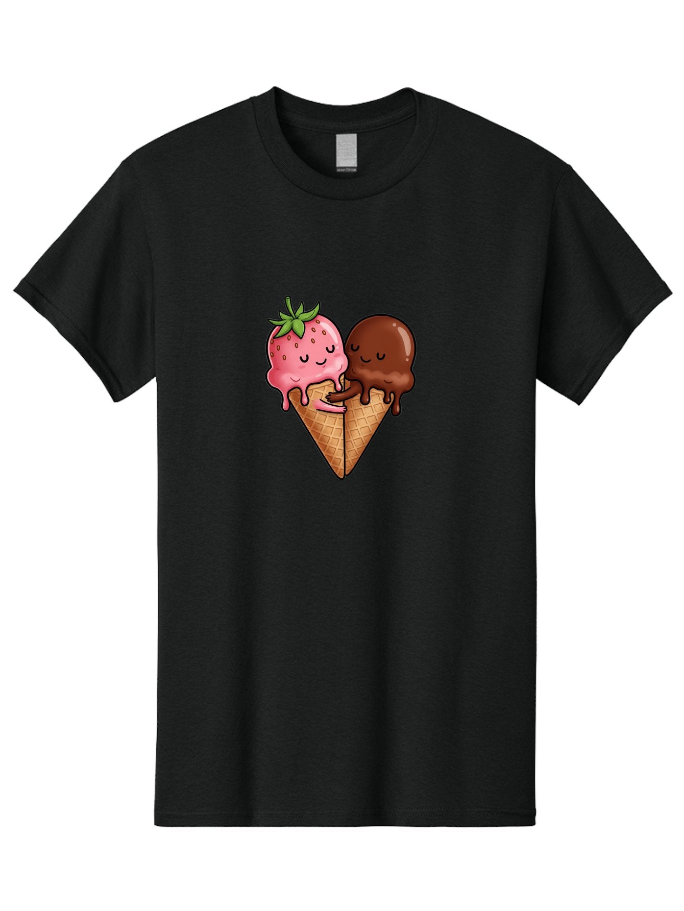 Strawberry-Chocolate-Ice-Cream Men'S Graphic Tee, 100% Cotton, Comfortable Casual Summer Wear, Machine Washable, Vintage Camera, Old Camera, Antique Camera, Black Camera, Classic Photography, Photography Equipment, Nostalgic Device, Baj799 3