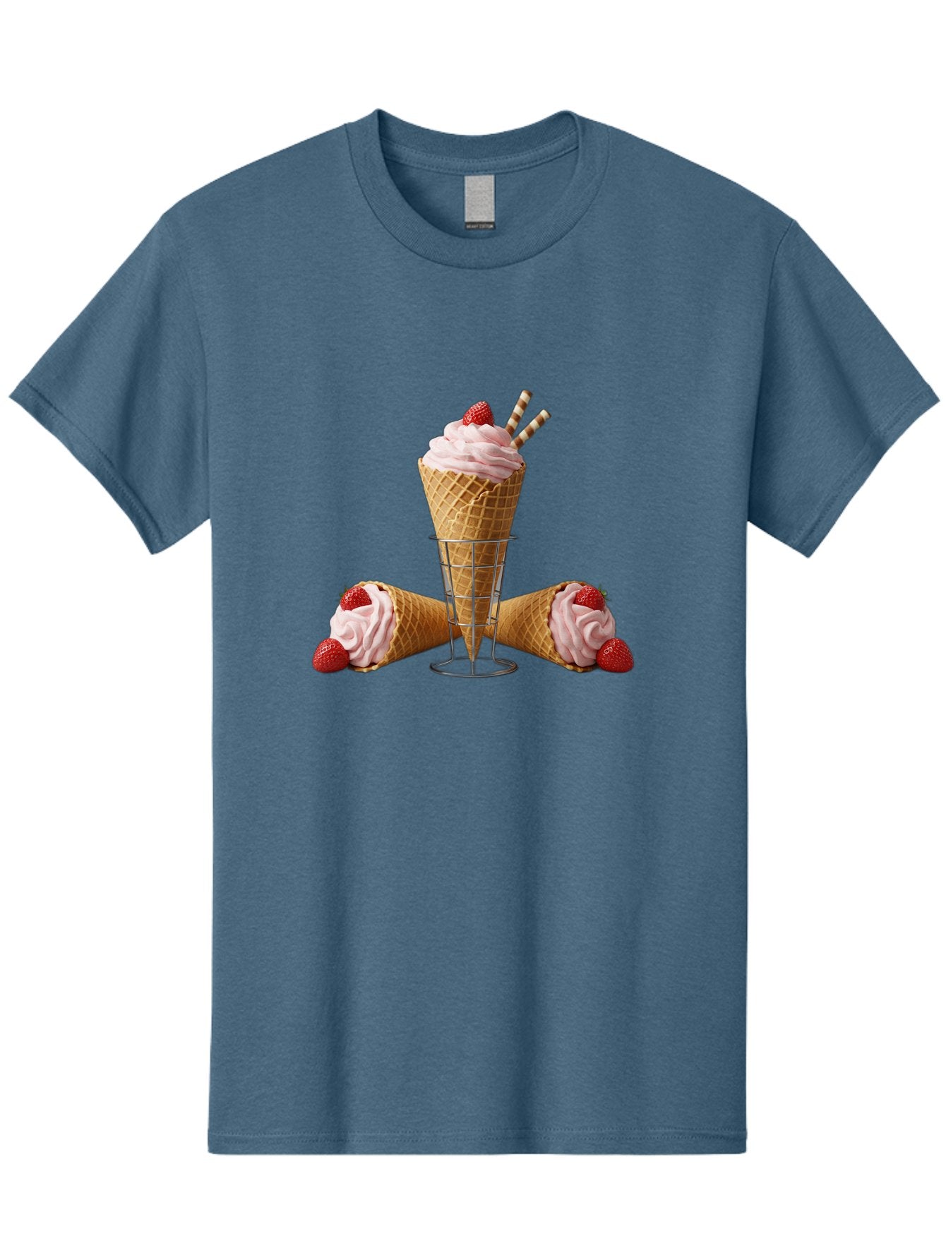 Strawberry-Ice-Cream-1 Men'S Graphic Tee, 100% Cotton, Comfortable Casual Summer Wear, Machine Washable, Vintage Camera, Old Camera, Antique Camera, Black Camera, Classic Photography, Photography Equipment, Nostalgic Device, Film Camera, Baj800 14