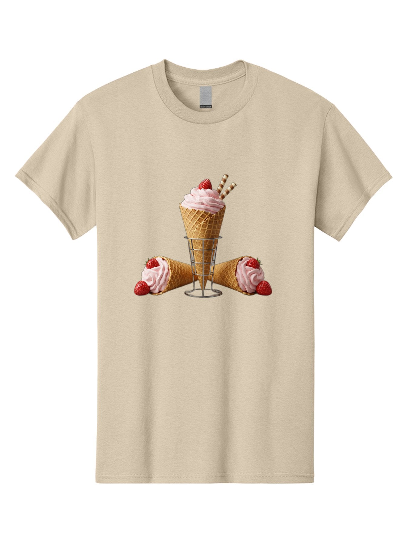 Strawberry-Ice-Cream-1 Men'S Graphic Tee, 100% Cotton, Comfortable Casual Summer Wear, Machine Washable, Vintage Camera, Old Camera, Antique Camera, Black Camera, Classic Photography, Photography Equipment, Nostalgic Device, Film Camera, Baj800 15