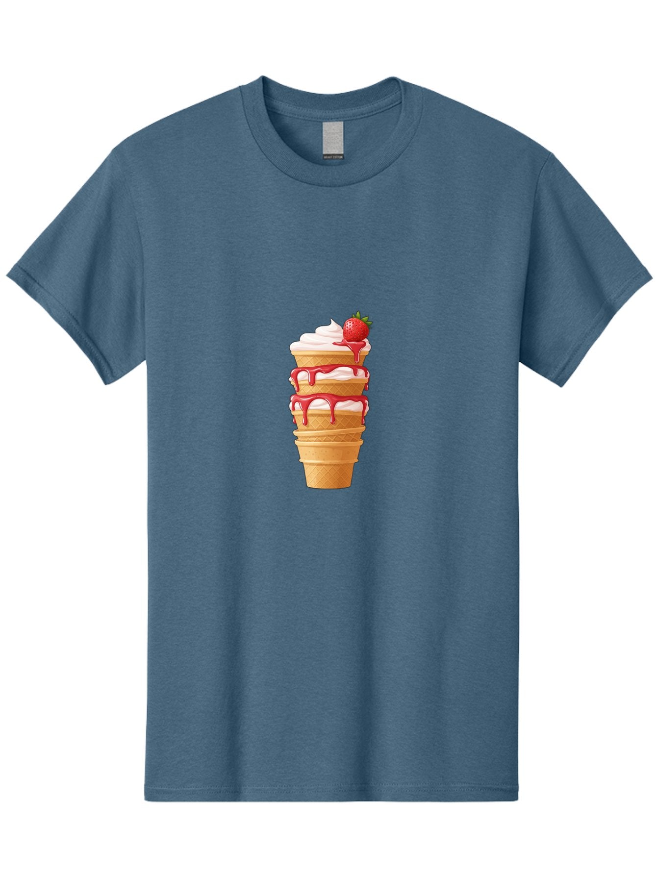 Strawberry-Ice-Cream-Cone-1 Men'S Graphic Tee, 100% Cotton, Comfortable Casual Summer Wear, Machine Washable, Vintage Camera, Old Camera, Antique Camera, Black Camera, Classic Photography, Photography Equipment, Nostalgic Device, Film Camera, Baj801 11