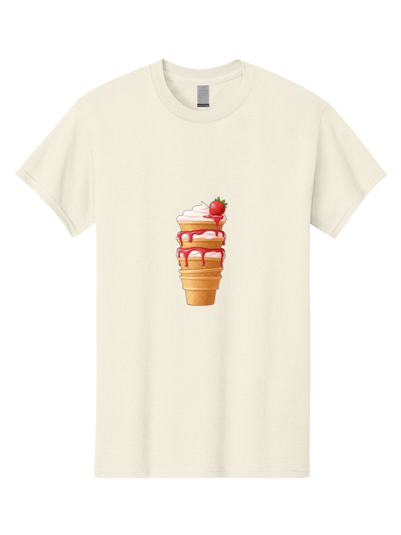 Strawberry-Ice-Cream-Cone-1 Men'S Graphic Tee, 100% Cotton, Comfortable Casual Summer Wear, Machine Washable, Vintage Camera, Old Camera, Antique Camera, Black Camera, Classic Photography, Photography Equipment, Nostalgic Device, Film Camera, Baj801 8