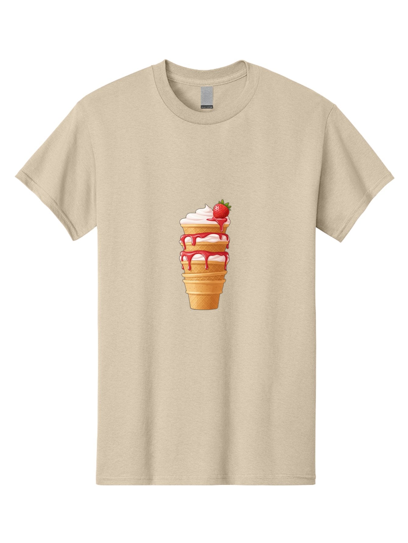 Strawberry-Ice-Cream-Cone-1 Men'S Graphic Tee, 100% Cotton, Comfortable Casual Summer Wear, Machine Washable, Vintage Camera, Old Camera, Antique Camera, Black Camera, Classic Photography, Photography Equipment, Nostalgic Device, Film Camera, Baj801 15