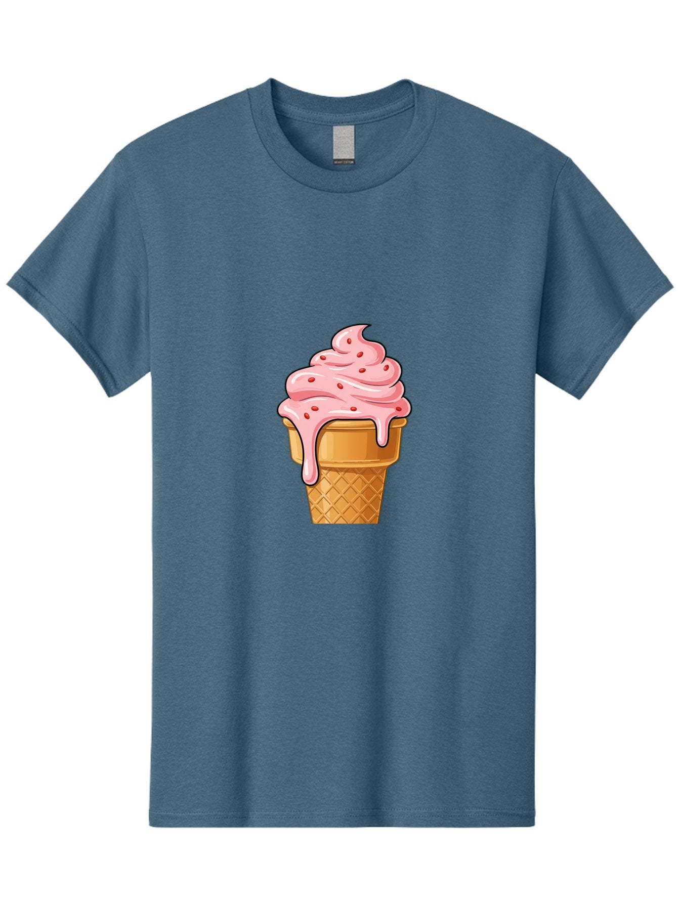 Strawberry-Ice-Cream-Cone Men'S Graphic Tee, 100% Cotton, Comfortable Casual Summer Wear, Machine Washable, Vintage Camera, Old Camera, Antique Camera, Black Camera, Classic Photography, Photography Equipment, Nostalgic Device, Film Camera, Baj802 15