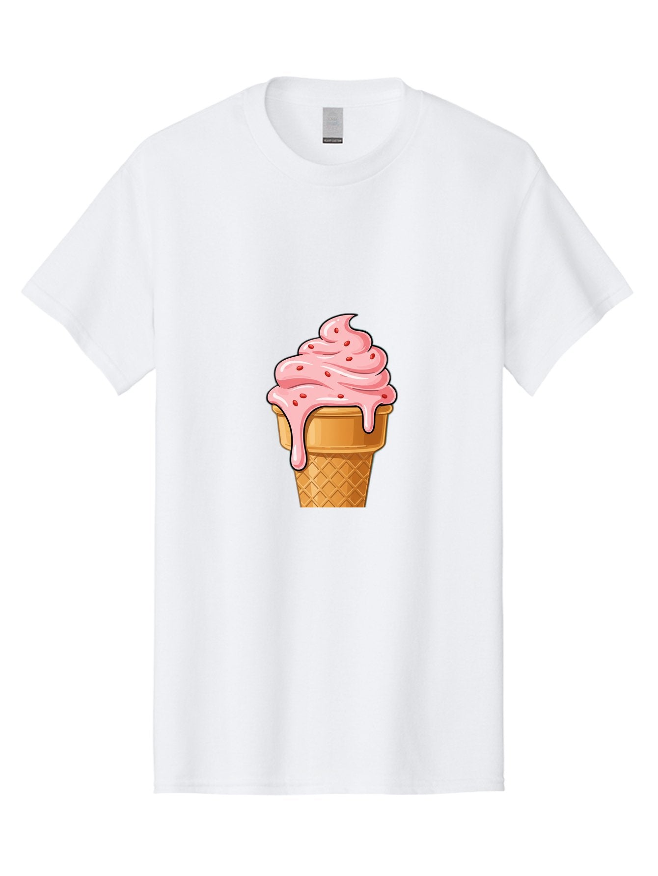 Strawberry-Ice-Cream-Cone Men'S Graphic Tee, 100% Cotton, Comfortable Casual Summer Wear, Machine Washable, Vintage Camera, Old Camera, Antique Camera, Black Camera, Classic Photography, Photography Equipment, Nostalgic Device, Film Camera, Baj802 8