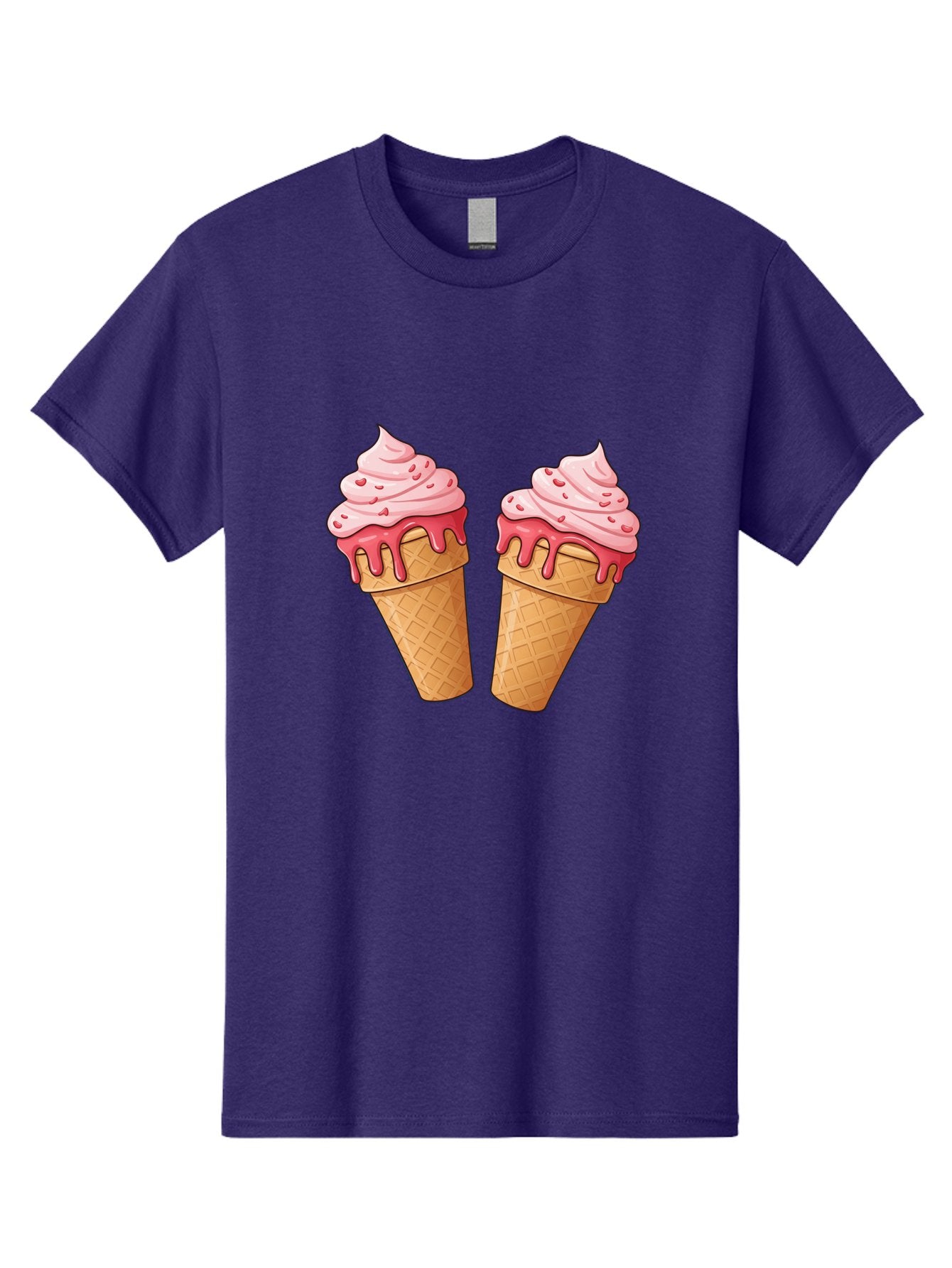 Strawberry-Ice-Cream-Cones-1 Men'S Graphic Tee, 100% Cotton, Comfortable Casual Summer Wear, Machine Washable, Vintage Camera, Old Camera, Antique Camera, Black Camera, Classic Photography, Photography Equipment, Nostalgic Device, Film Camera, Baj803 13