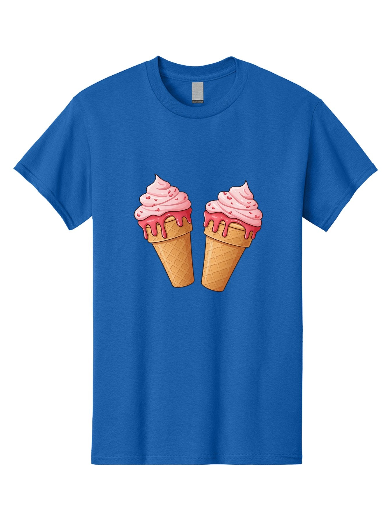 Strawberry-Ice-Cream-Cones-1 Men'S Graphic Tee, 100% Cotton, Comfortable Casual Summer Wear, Machine Washable, Vintage Camera, Old Camera, Antique Camera, Black Camera, Classic Photography, Photography Equipment, Nostalgic Device, Film Camera, Baj803 4