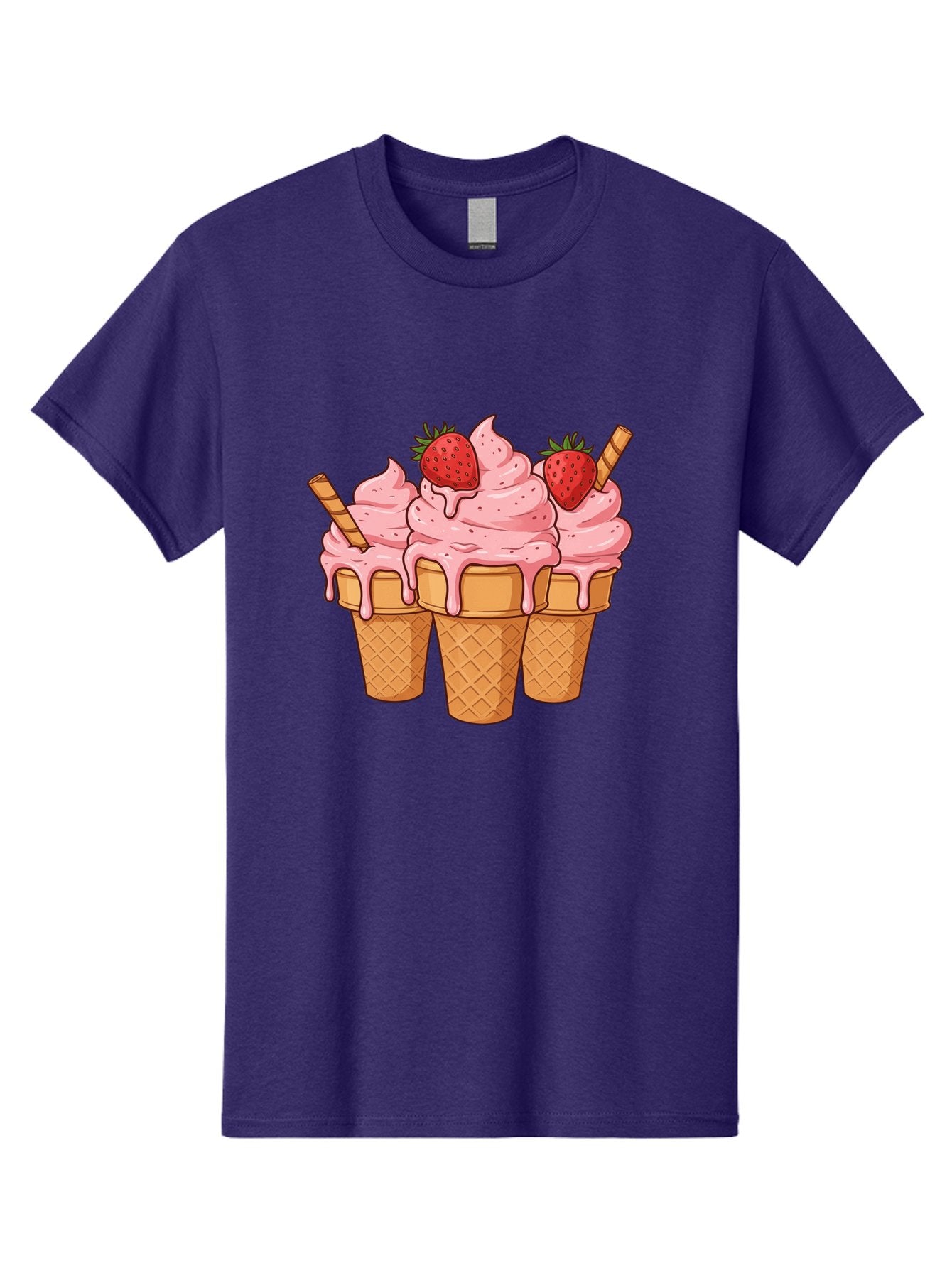 Strawberry-Ice-Cream-Cones Men'S Graphic Tee, 100% Cotton, Comfortable Casual Summer Wear, Machine Washable, Vintage Camera, Old Camera, Antique Camera, Black Camera, Classic Photography, Photography Equipment, Nostalgic Device, Film Camera, Baj806 7