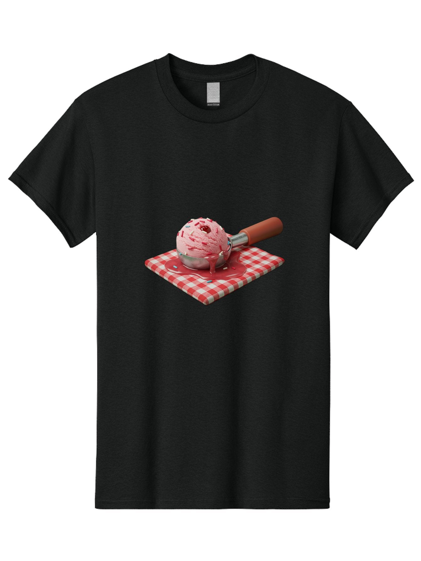 Strawberry-Ice-Cream Men'S Graphic Tee, 100% Cotton, Comfortable Casual Summer Wear, Machine Washable, Vintage Camera, Old Camera, Antique Camera, Black Camera, Classic Photography, Photography Equipment, Nostalgic Device, Film Camera, Baj807