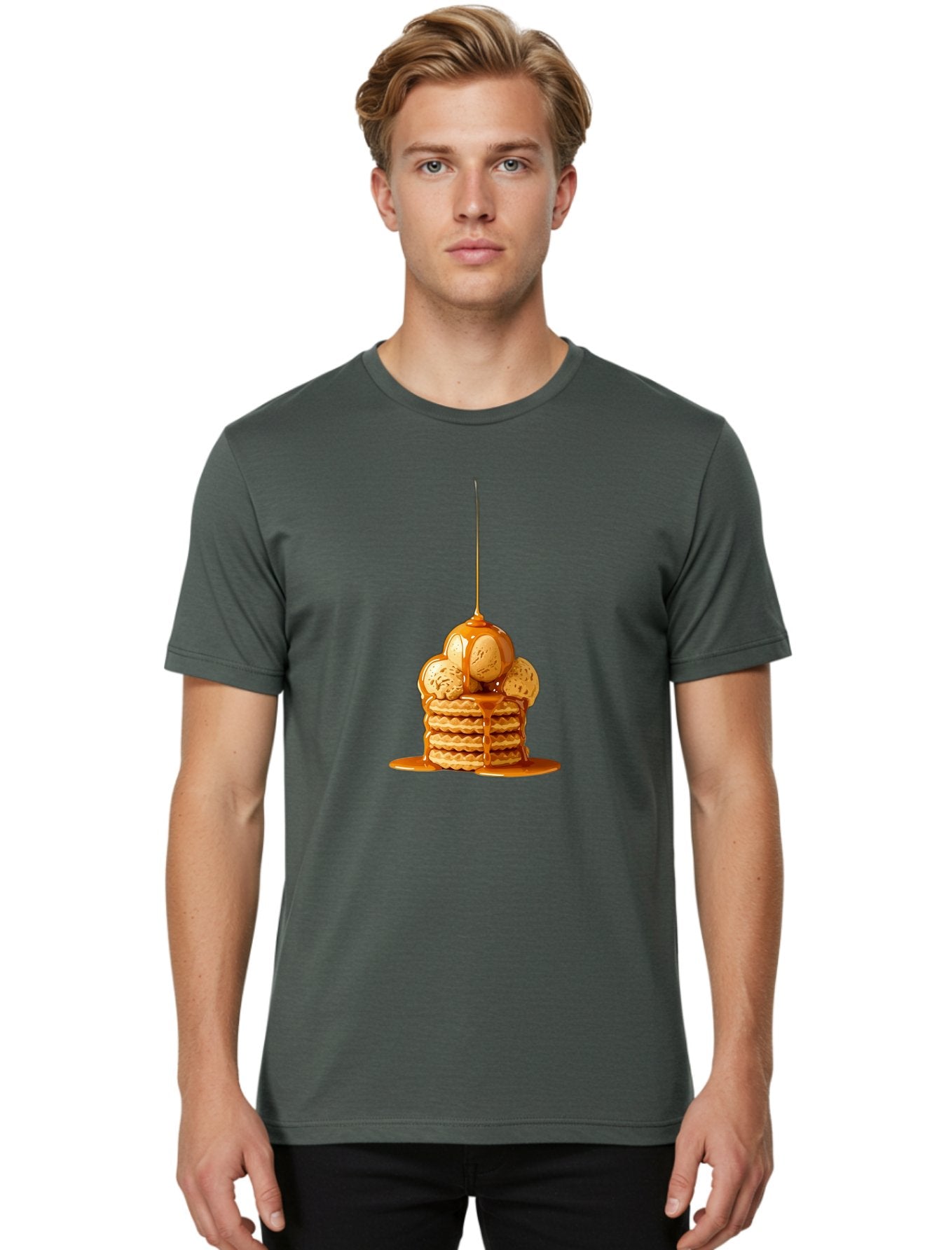 Syrup-On-Pancakes-And-Macarons Men'S Graphic Tee, 100% Cotton, Comfortable Casual Summer Wear, Machine Washable, Vintage Camera, Old Camera, Antique Camera, Black Camera, Classic Photography, Photography Equipment, Nostalgic Device, Baj809 19