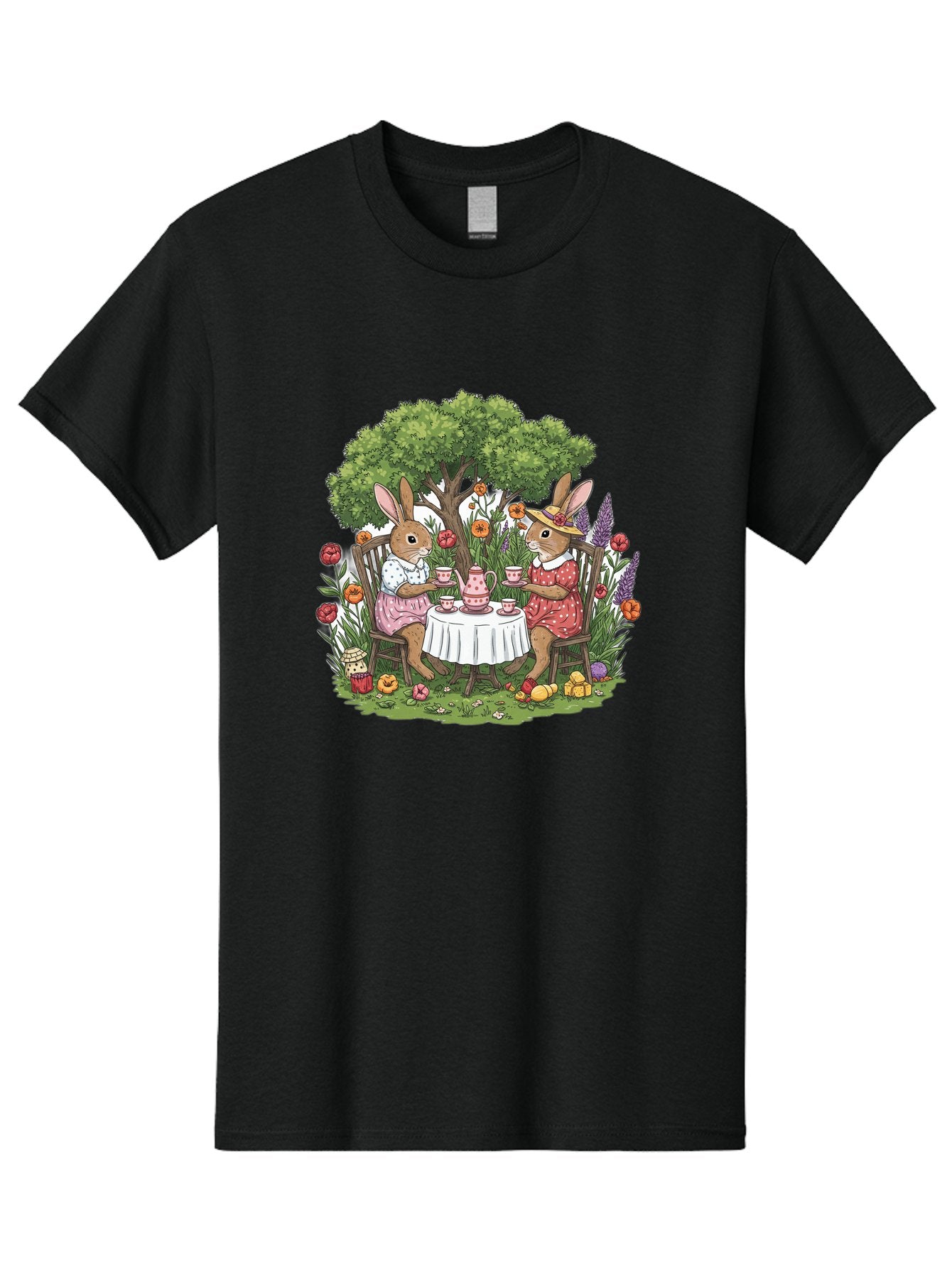 Tea-Party-Rabbits Men'S Graphic Tee, 100% Cotton, Comfortable Casual Summer Wear, Machine Washable, Vintage Camera, Old Camera, Antique Camera, Black Camera, Classic Photography, Photography Equipment, Nostalgic Device, Film Camera, Camera Art Baj813 3