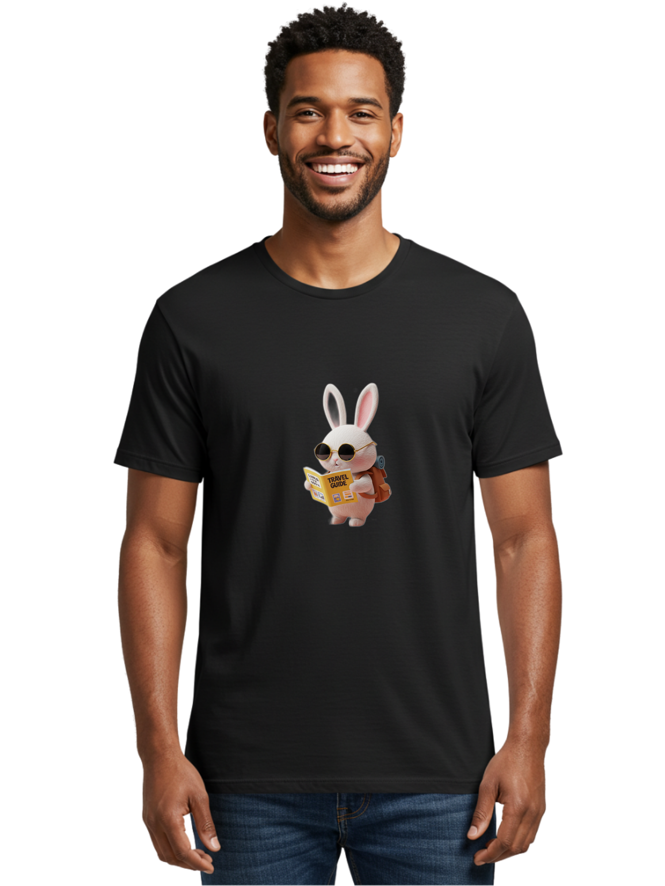 Travel-Guide-Rabbit Men'S Graphic Tee, 100% Cotton, Comfortable Casual Summer Wear, Machine Washable, Vintage Camera, Old Camera, Antique Camera, Black Camera, Classic Photography, Photography Equipment, Nostalgic Device, Film Camera, Baj825 28