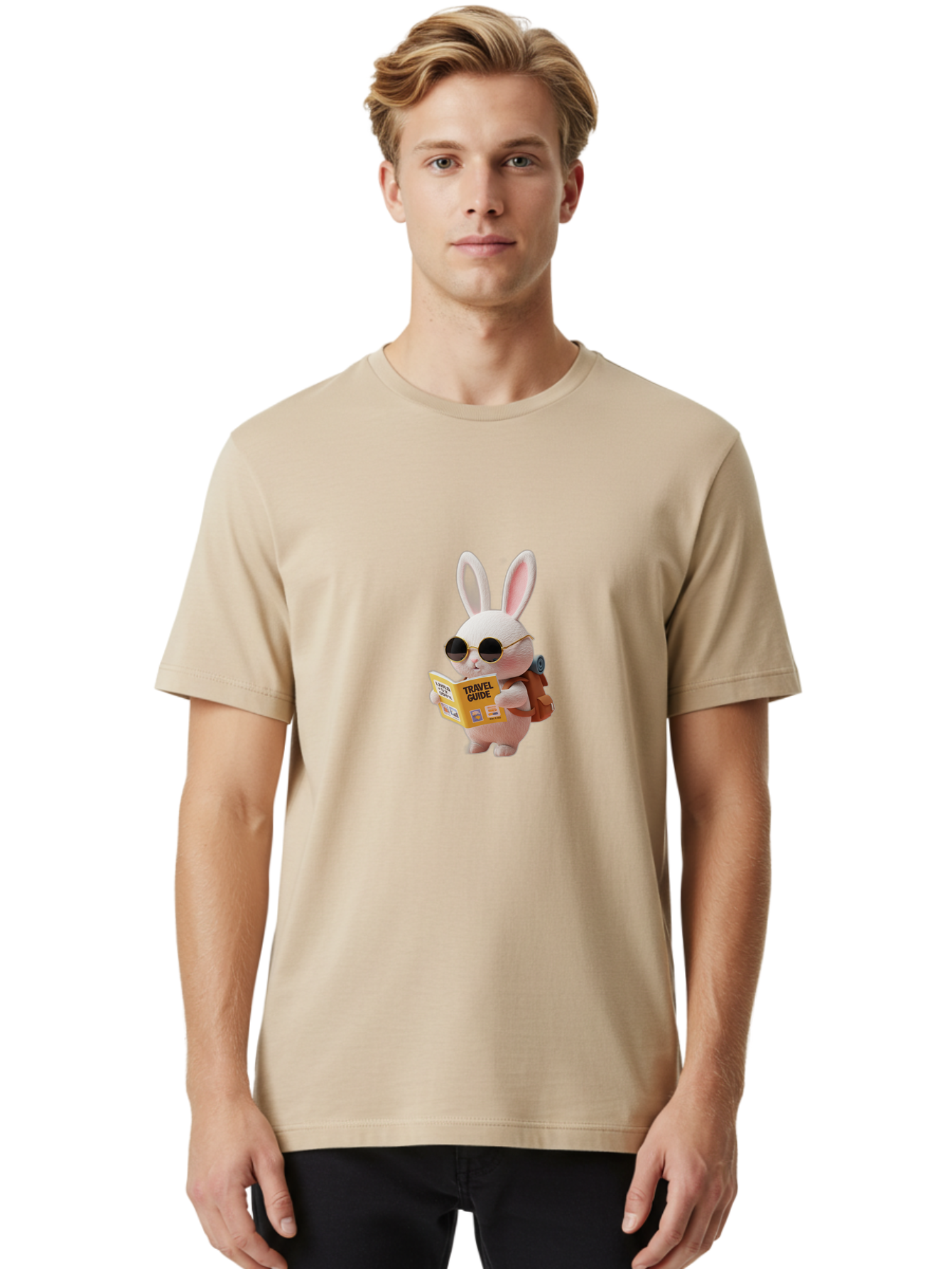 Travel-Guide-Rabbit Men'S Graphic Tee, 100% Cotton, Comfortable Casual Summer Wear, Machine Washable, Vintage Camera, Old Camera, Antique Camera, Black Camera, Classic Photography, Photography Equipment, Nostalgic Device, Film Camera, Baj825 17
