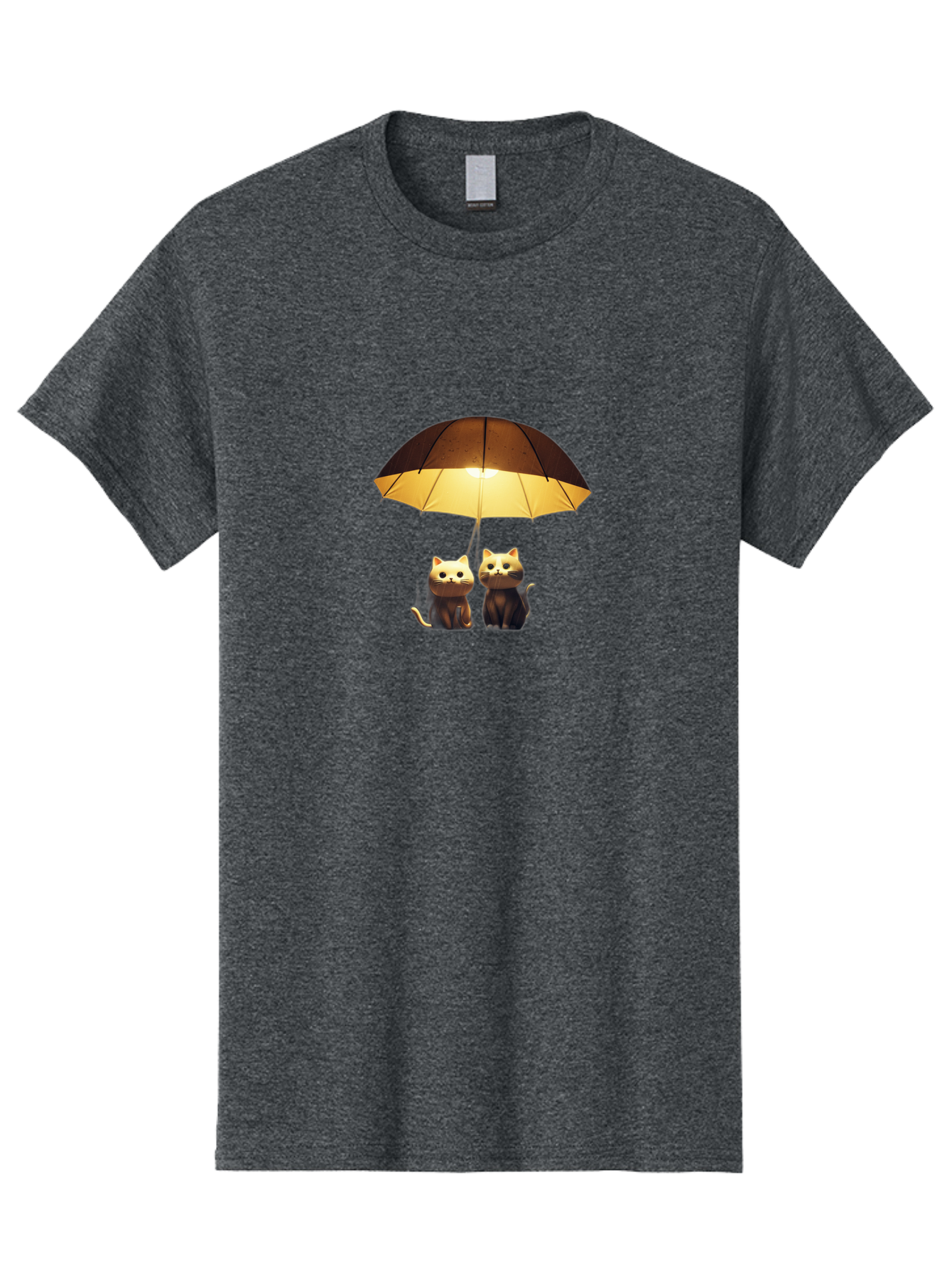 Two-Cats-Under-Umbrella Men'S Graphic Tee, 100% Cotton, Comfortable Casual Summer Wear, Machine Washable, Vintage Camera, Old Camera, Antique Camera, Black Camera, Classic Photography, Photography Equipment, Nostalgic Device, Film Camera, Baj832