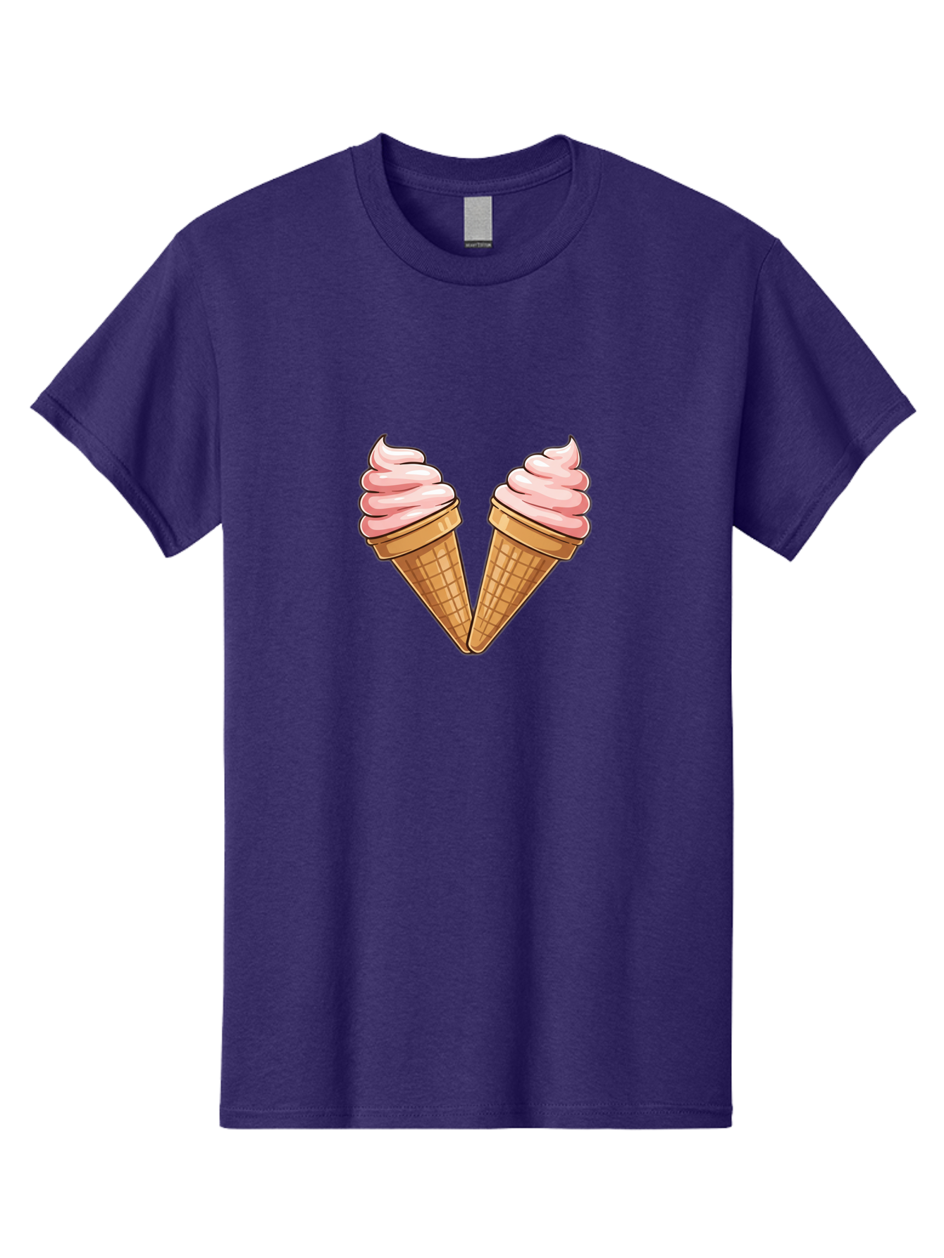 Two-Ice-Cream-Cones Men'S Graphic Tee, 100% Cotton, Comfortable Casual Summer Wear, Machine Washable, Vintage Camera, Old Camera, Antique Camera, Black Camera, Classic Photography, Photography Equipment, Nostalgic Device, Film Camera, Baj833 8