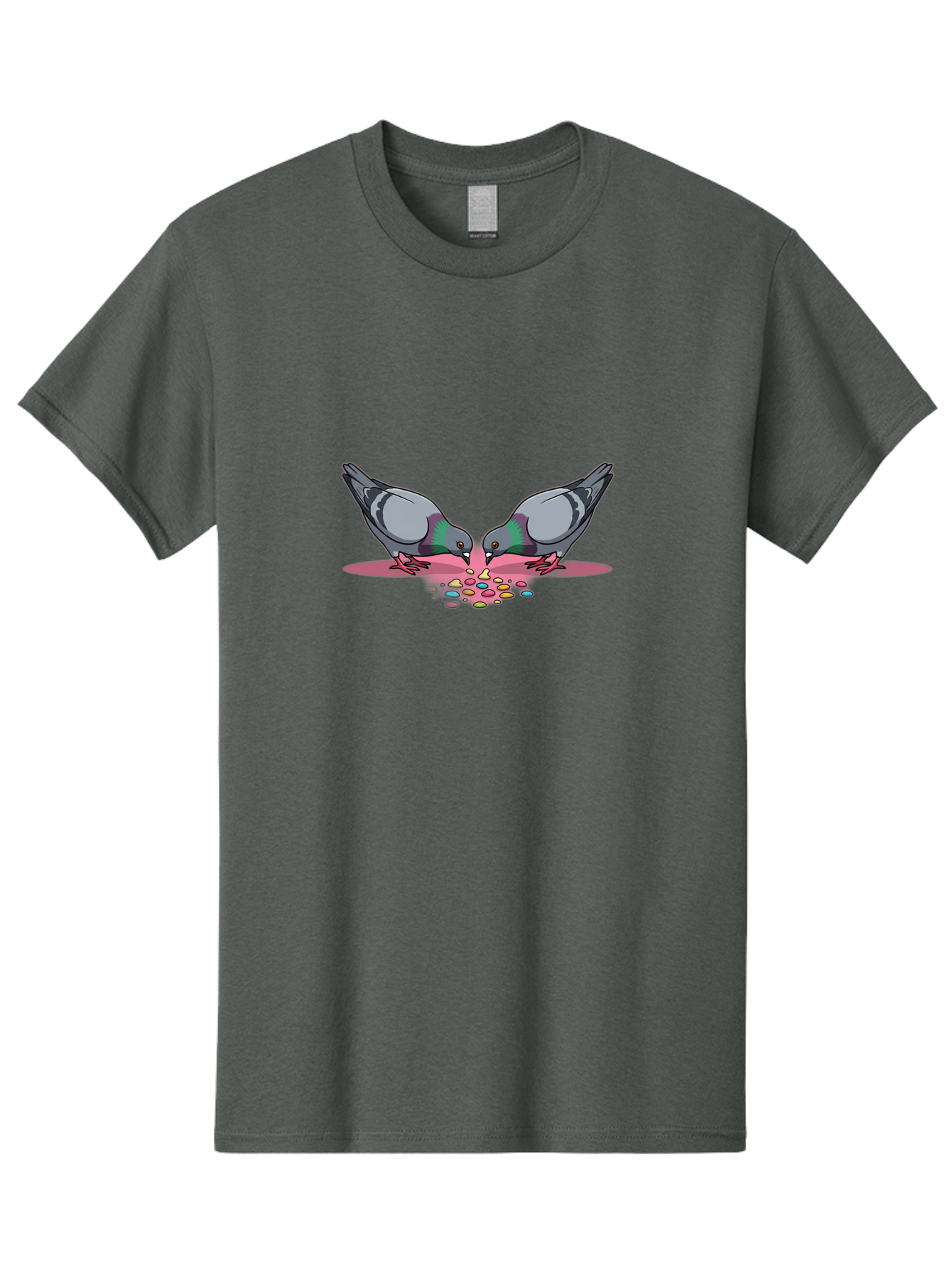 Two-Pigeons-Sharing-Food Men'S Graphic Tee, 100% Cotton, Comfortable Casual Summer Wear, Machine Washable, Vintage Camera, Old Camera, Antique Camera, Black Camera, Classic Photography, Photography Equipment, Nostalgic Device, Film Camera, Baj834 11