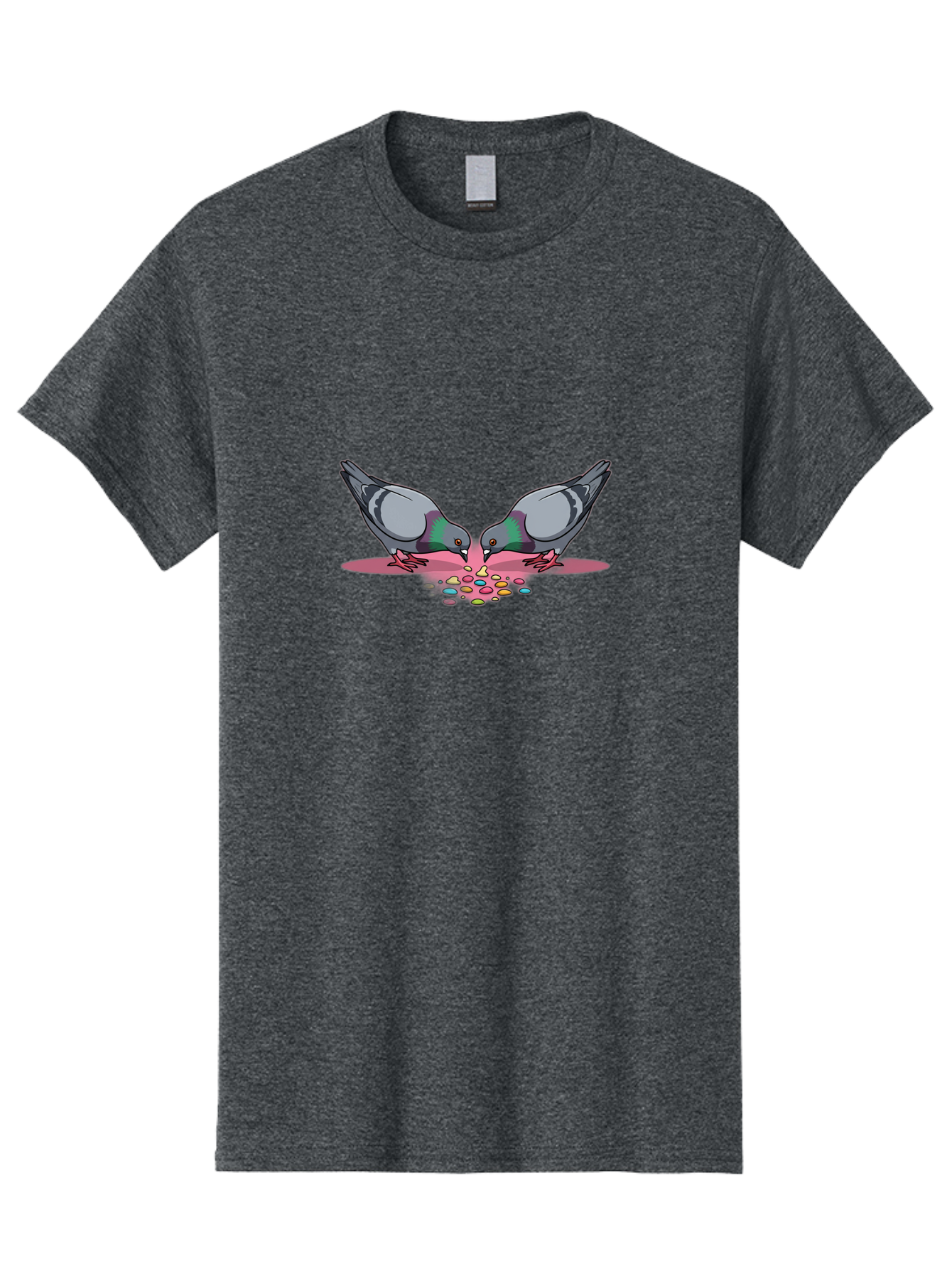 Two-Pigeons-Sharing-Food Men'S Graphic Tee, 100% Cotton, Comfortable Casual Summer Wear, Machine Washable, Vintage Camera, Old Camera, Antique Camera, Black Camera, Classic Photography, Photography Equipment, Nostalgic Device, Film Camera, Baj834 10