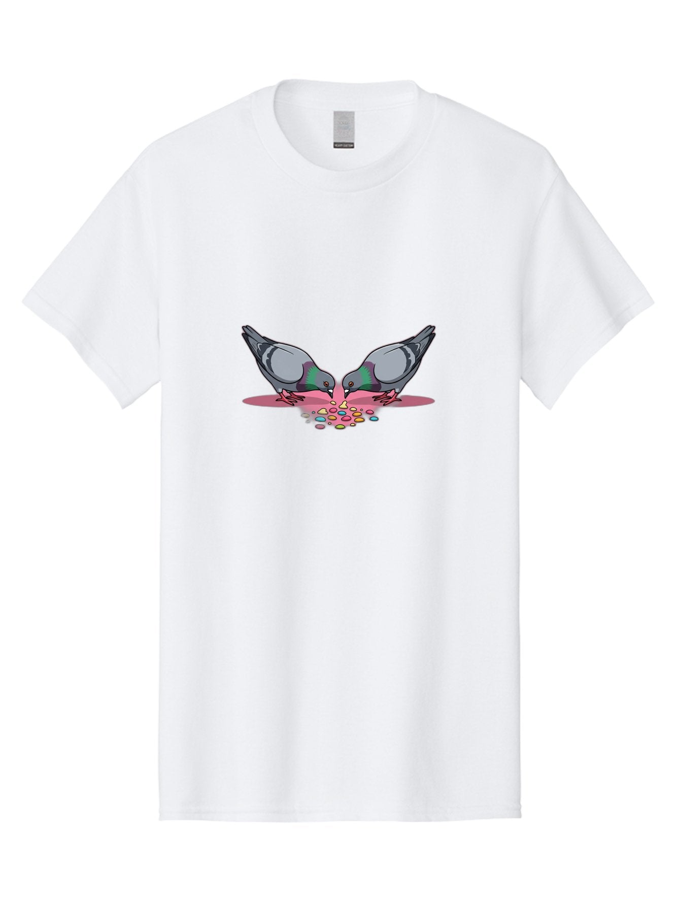 Two-Pigeons-Sharing-Food Men'S Graphic Tee, 100% Cotton, Comfortable Casual Summer Wear, Machine Washable, Vintage Camera, Old Camera, Antique Camera, Black Camera, Classic Photography, Photography Equipment, Nostalgic Device, Film Camera, Baj834 10