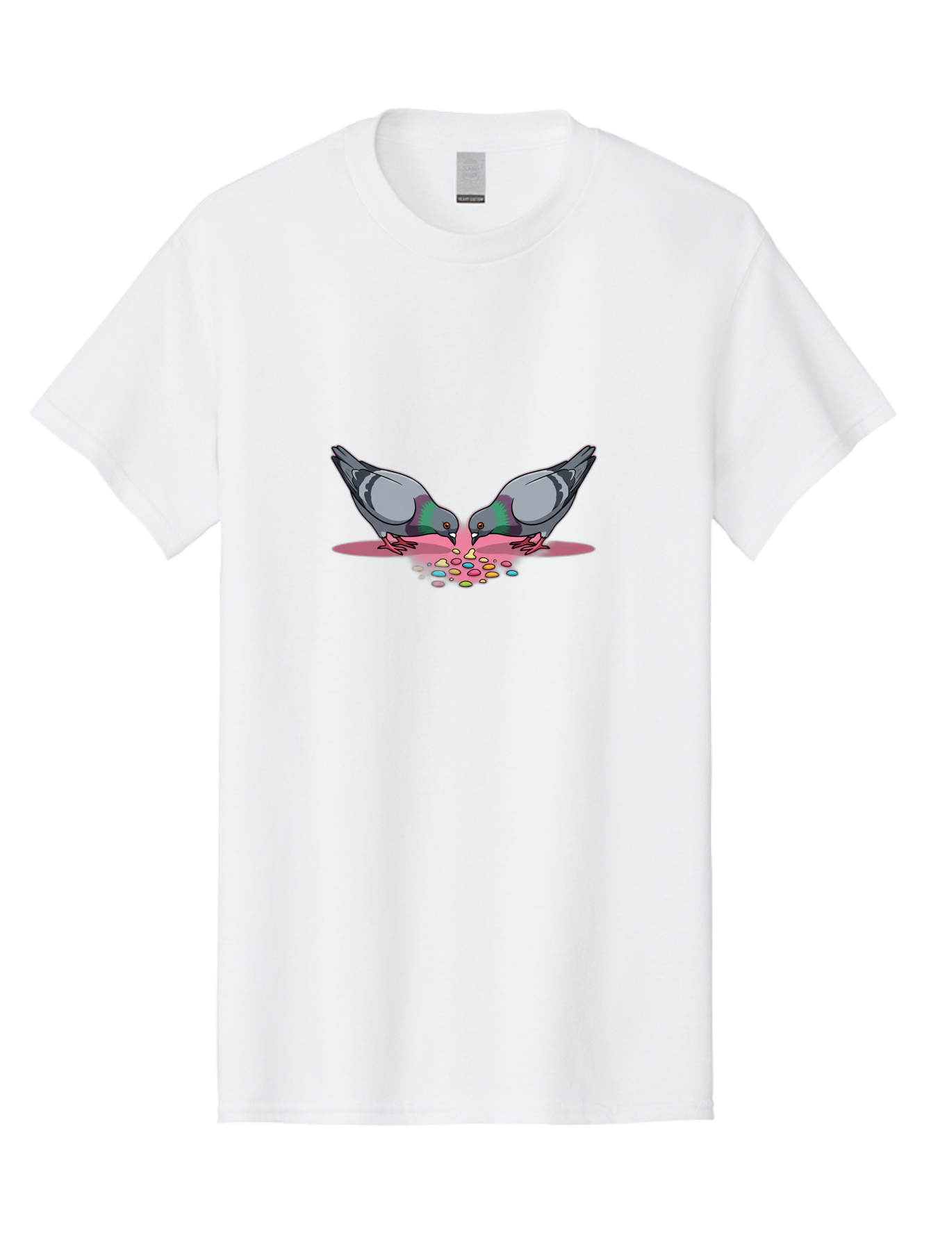 Two-Pigeons-Sharing-Food Men'S Graphic Tee, 100% Cotton, Comfortable Casual Summer Wear, Machine Washable, Vintage Camera, Old Camera, Antique Camera, Black Camera, Classic Photography, Photography Equipment, Nostalgic Device, Film Camera, Baj834 14