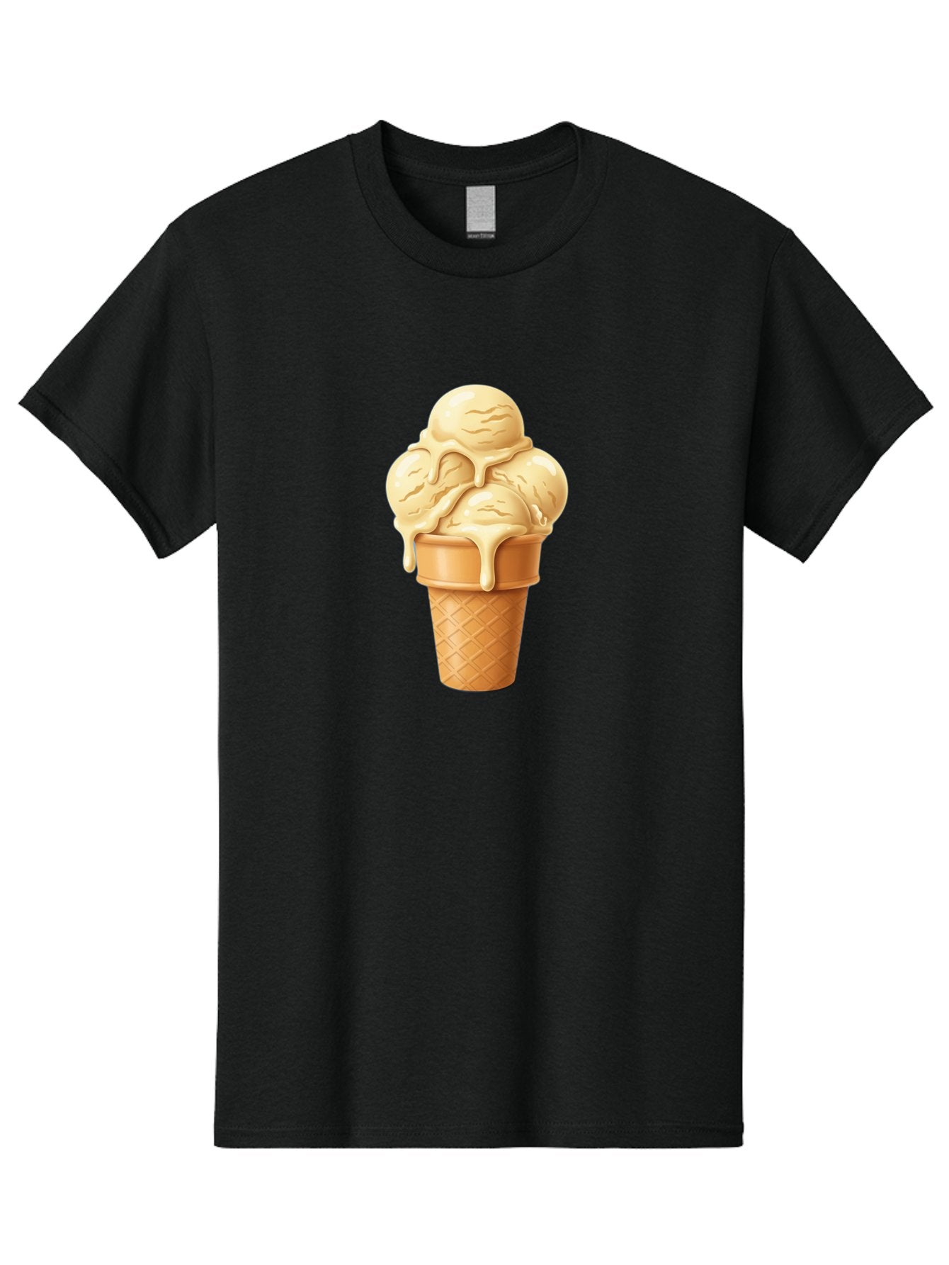 Vanilla-Ice-Cream Men'S Graphic Tee, 100% Cotton, Comfortable Casual Summer Wear, Machine Washable, Vintage Camera, Old Camera, Antique Camera, Black Camera, Classic Photography, Photography Equipment, Nostalgic Device, Film Camera, Camera Art Baj836 15