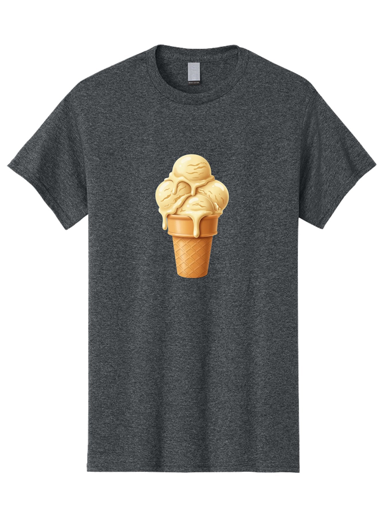 Vanilla-Ice-Cream Men'S Graphic Tee, 100% Cotton, Comfortable Casual Summer Wear, Machine Washable, Vintage Camera, Old Camera, Antique Camera, Black Camera, Classic Photography, Photography Equipment, Nostalgic Device, Film Camera, Camera Art Baj836 3