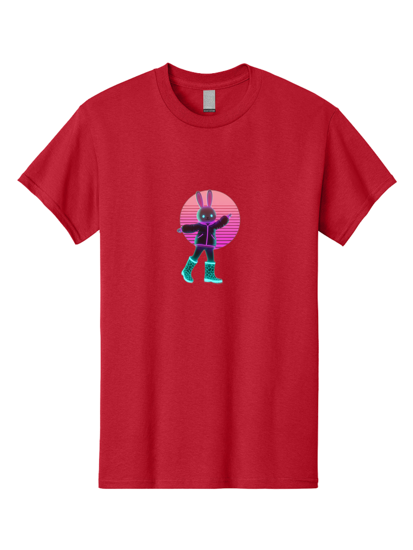 Vaporwave-Bunny Men'S Graphic Tee, 100% Cotton, Comfortable Casual Summer Wear, Machine Washable, Vintage Camera, Old Camera, Antique Camera, Black Camera, Classic Photography, Photography Equipment, Nostalgic Device, Film Camera, Camera Art Baj837 12