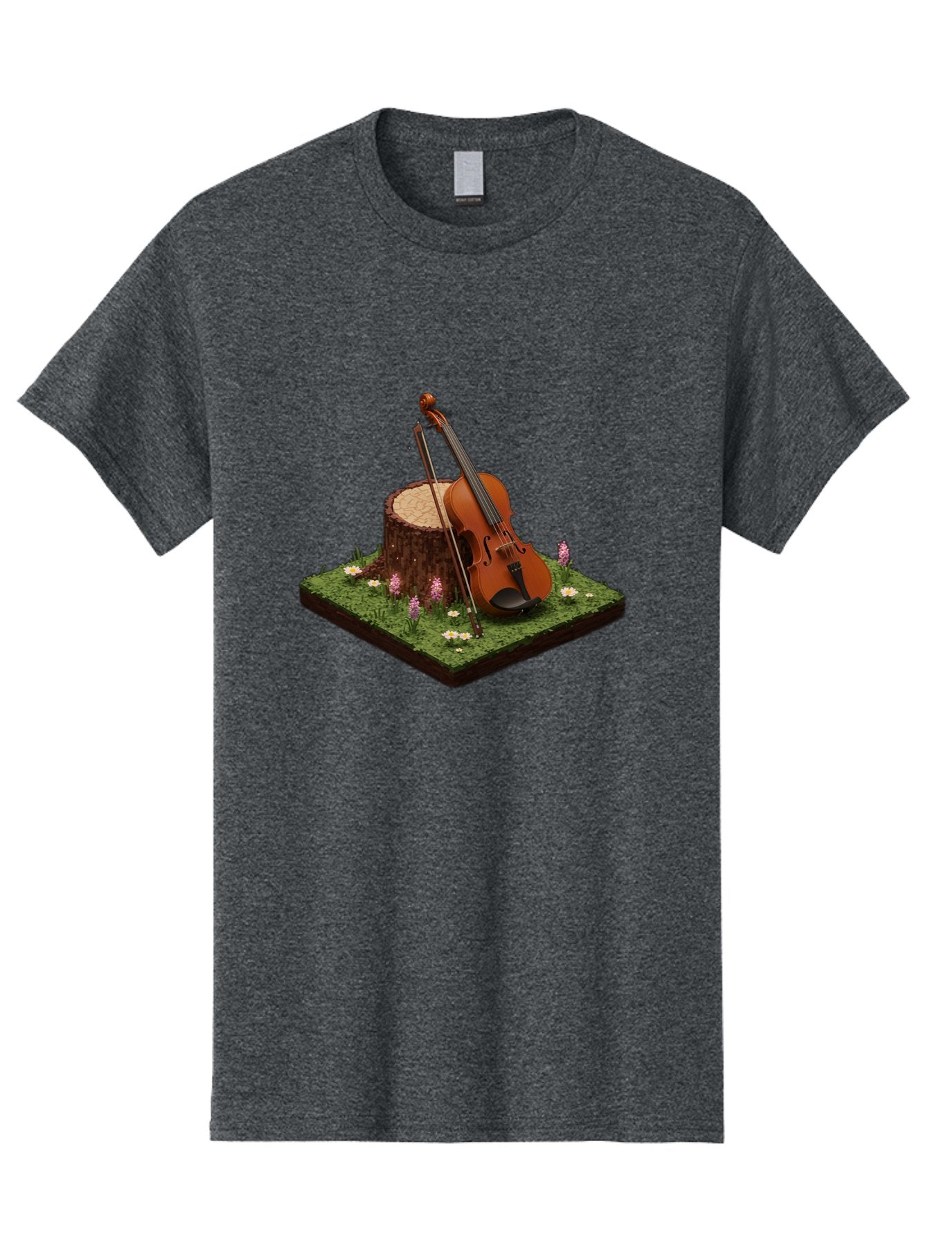 Violin-On-Tree-Stump-4 Men'S Graphic Tee, 100% Cotton, Comfortable Casual Summer Wear, Machine Washable, Vintage Camera, Old Camera, Antique Camera, Black Camera, Classic Photography, Photography Equipment, Nostalgic Device, Film Camera, Baj854 8