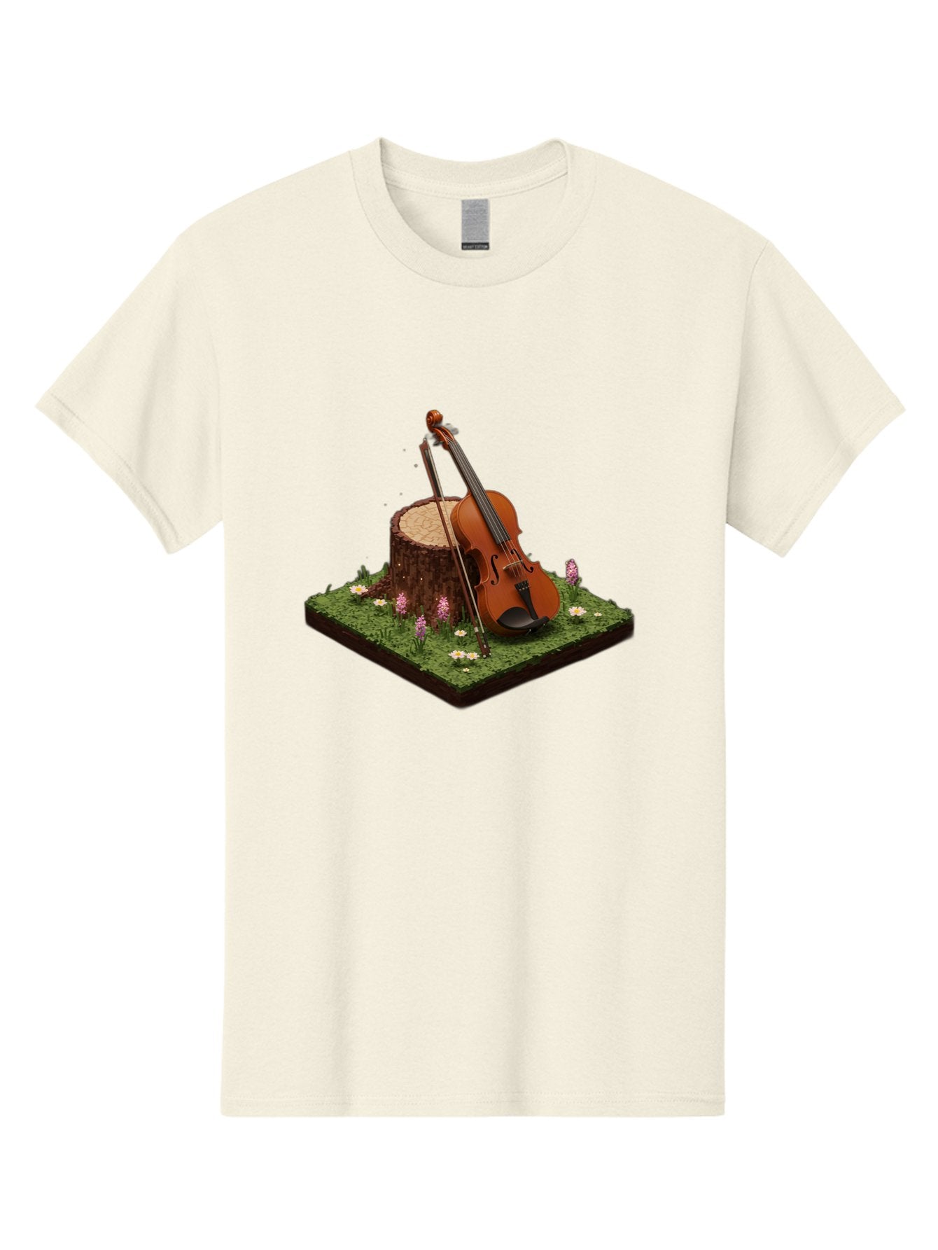 Violin-On-Tree-Stump-4 Men'S Graphic Tee, 100% Cotton, Comfortable Casual Summer Wear, Machine Washable, Vintage Camera, Old Camera, Antique Camera, Black Camera, Classic Photography, Photography Equipment, Nostalgic Device, Film Camera, Baj854 12
