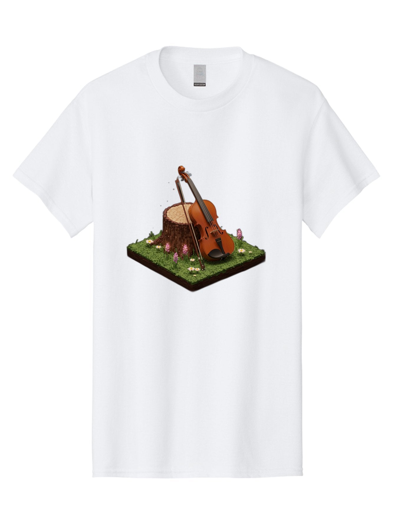 Violin-On-Tree-Stump-4 Men'S Graphic Tee, 100% Cotton, Comfortable Casual Summer Wear, Machine Washable, Vintage Camera, Old Camera, Antique Camera, Black Camera, Classic Photography, Photography Equipment, Nostalgic Device, Film Camera, Baj854 15