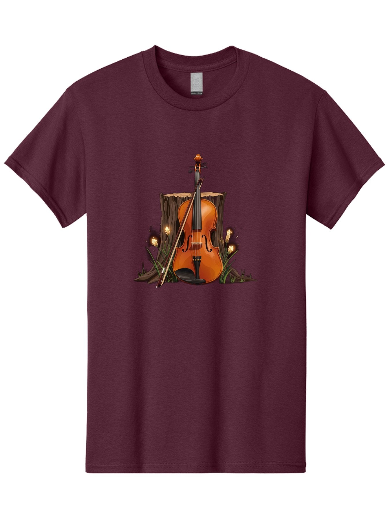 Violin-On-Tree-Stump Men'S Graphic Tee, 100% Cotton, Comfortable Casual Summer Wear, Machine Washable, Vintage Camera, Old Camera, Antique Camera, Black Camera, Classic Photography, Photography Equipment, Nostalgic Device, Film Camera, Baj856 13