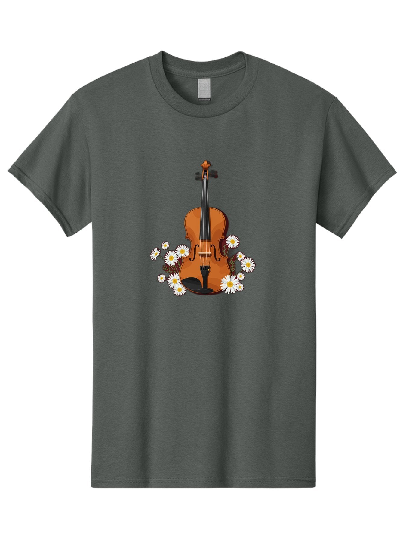 Violin-With-Daisies Men'S Graphic Tee, 100% Cotton, Comfortable Casual Summer Wear, Machine Washable, Vintage Camera, Old Camera, Antique Camera, Black Camera, Classic Photography, Photography Equipment, Nostalgic Device, Film Camera, Baj860 9