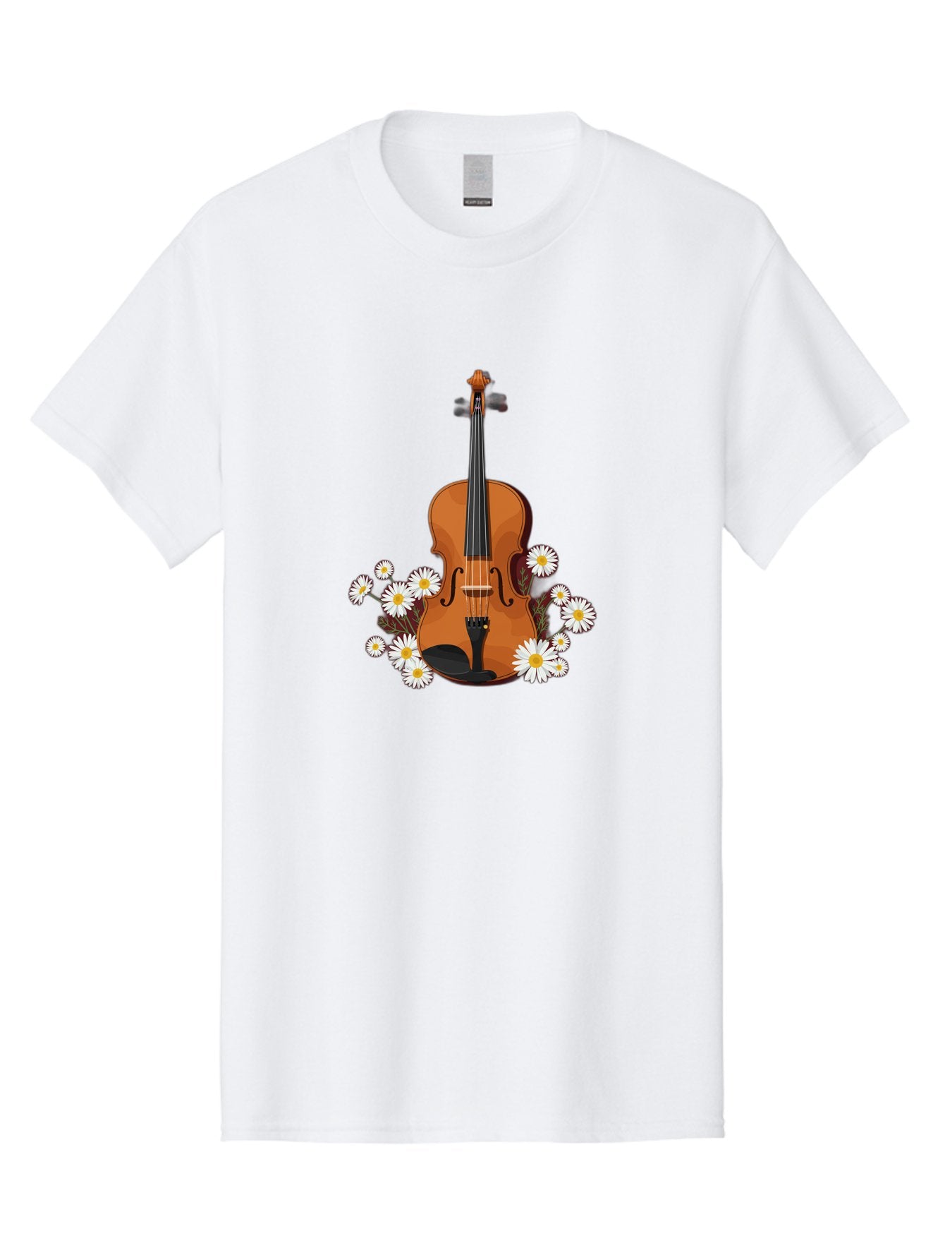 Violin-With-Daisies Men'S Graphic Tee, 100% Cotton, Comfortable Casual Summer Wear, Machine Washable, Vintage Camera, Old Camera, Antique Camera, Black Camera, Classic Photography, Photography Equipment, Nostalgic Device, Film Camera, Baj860 5