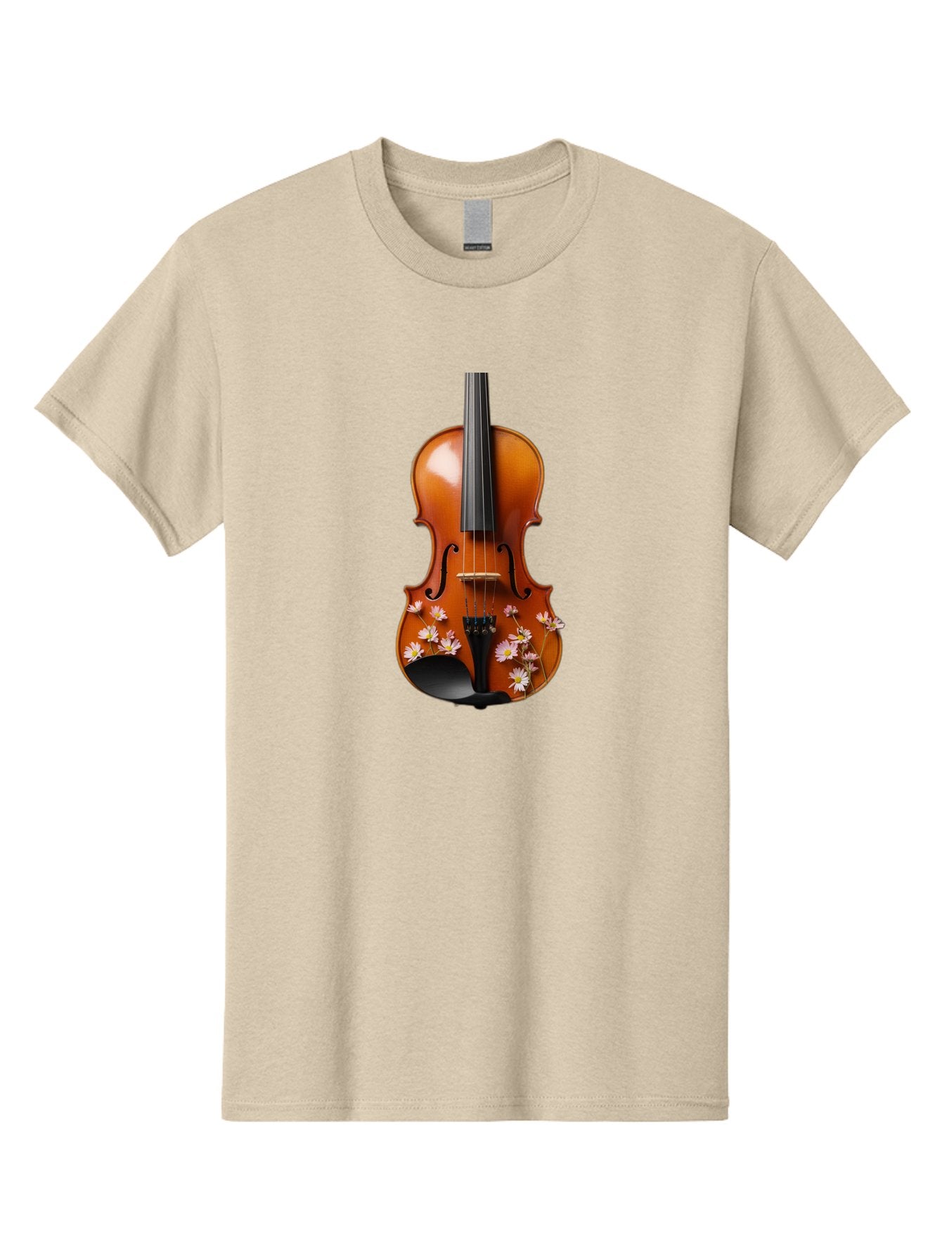 Violin-With-Daisy-Flowers Men'S Graphic Tee, 100% Cotton, Comfortable Casual Summer Wear, Machine Washable, Vintage Camera, Old Camera, Antique Camera, Black Camera, Classic Photography, Photography Equipment, Nostalgic Device, Film Camera, Baj861 7