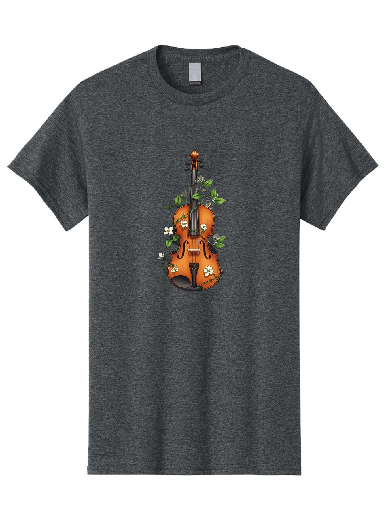Violin-With-Flowers Men'S Graphic Tee, 100% Cotton, Comfortable Casual Summer Wear, Machine Washable, Vintage Camera, Old Camera, Antique Camera, Black Camera, Classic Photography, Photography Equipment, Nostalgic Device, Film Camera, Baj863 7