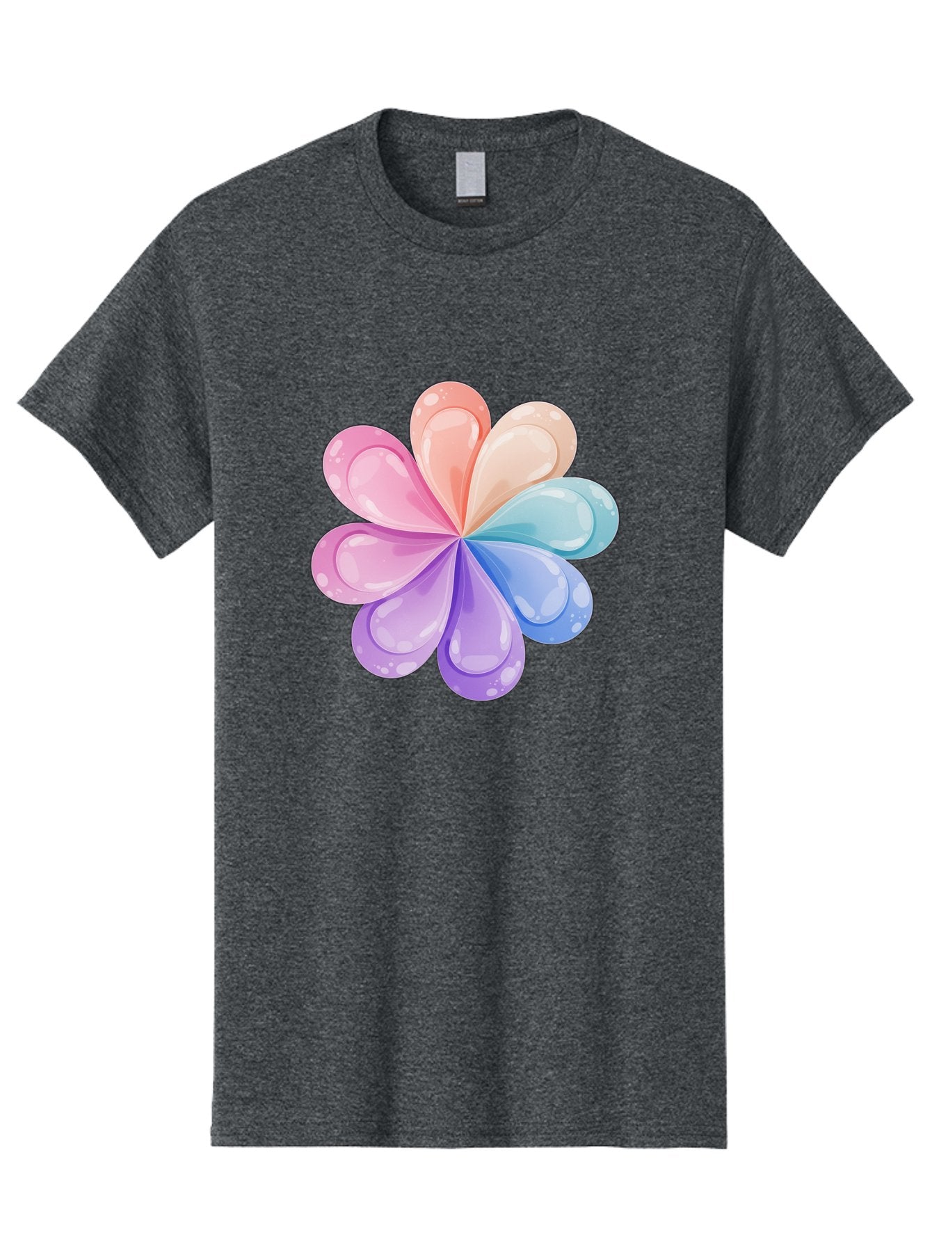 Water-Droplet-Flower Men'S Graphic Tee, 100% Cotton, Comfortable Casual Summer Wear, Machine Washable, Vintage Camera, Old Camera, Antique Camera, Black Camera, Classic Photography, Photography Equipment, Nostalgic Device, Film Camera, Baj867 12