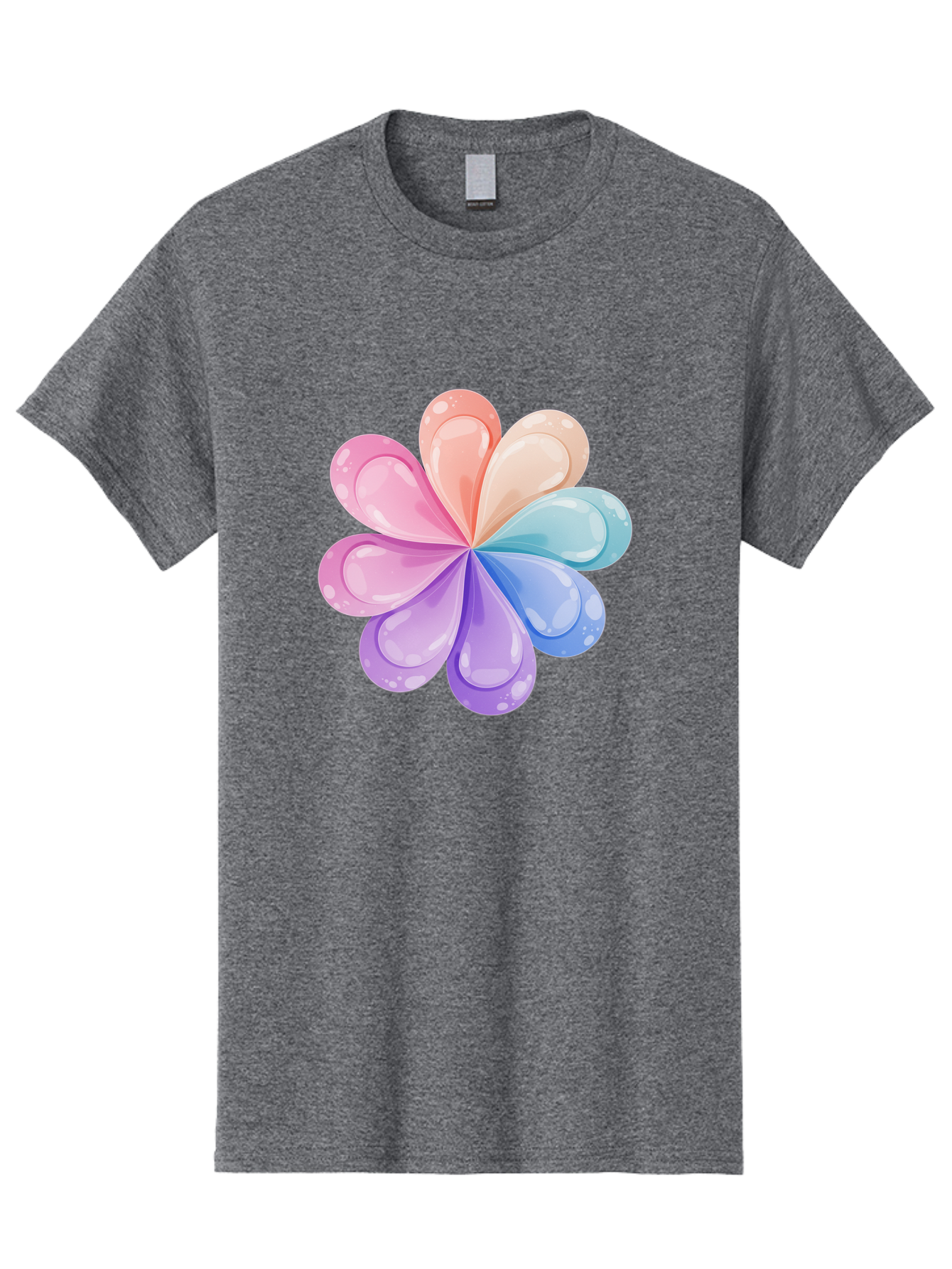 Water-Droplet-Flower Men'S Graphic Tee, 100% Cotton, Comfortable Casual Summer Wear, Machine Washable, Vintage Camera, Old Camera, Antique Camera, Black Camera, Classic Photography, Photography Equipment, Nostalgic Device, Film Camera, Baj867 8