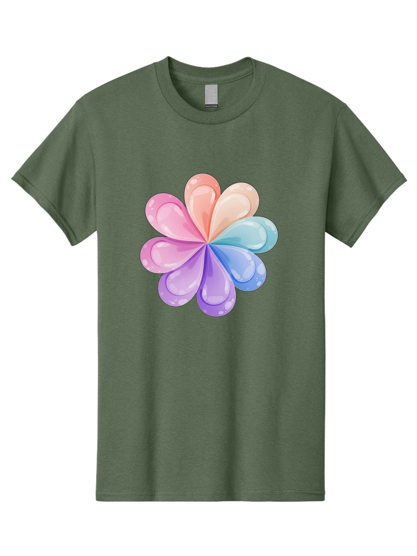 Water-Droplet-Flower Men'S Graphic Tee, 100% Cotton, Comfortable Casual Summer Wear, Machine Washable, Vintage Camera, Old Camera, Antique Camera, Black Camera, Classic Photography, Photography Equipment, Nostalgic Device, Film Camera, Baj867 4