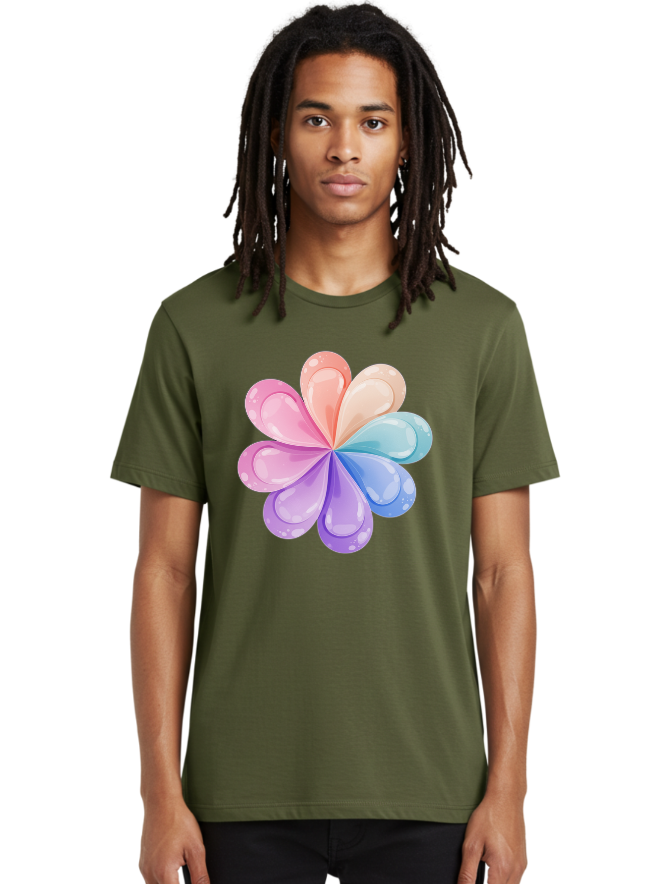 Water-Droplet-Flower Men'S Graphic Tee, 100% Cotton, Comfortable Casual Summer Wear, Machine Washable, Vintage Camera, Old Camera, Antique Camera, Black Camera, Classic Photography, Photography Equipment, Nostalgic Device, Film Camera, Baj867 27