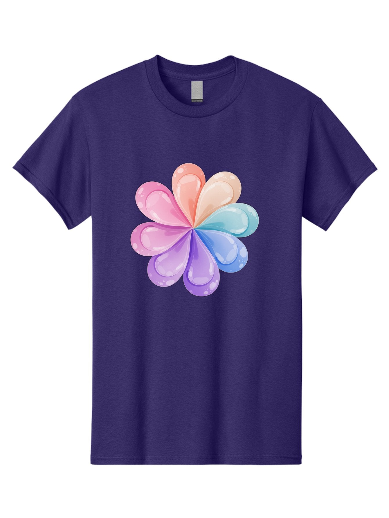 Water-Droplet-Flower Men'S Graphic Tee, 100% Cotton, Comfortable Casual Summer Wear, Machine Washable, Vintage Camera, Old Camera, Antique Camera, Black Camera, Classic Photography, Photography Equipment, Nostalgic Device, Film Camera, Baj867