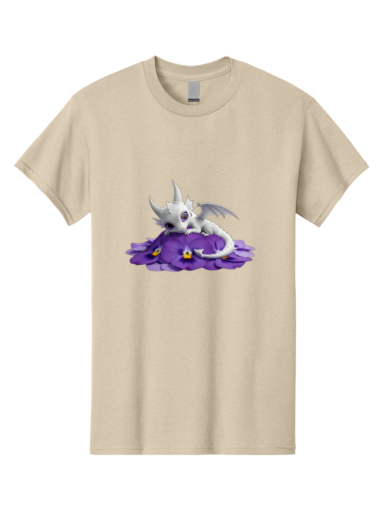 White-Dragon-On-Purple-Flowers Men'S Graphic Tee, 100% Cotton, Comfortable Casual Summer Wear, Machine Washable, Vintage Camera, Old Camera, Antique Camera, Black Camera, Classic Photography, Photography Equipment, Nostalgic Device, Baj872