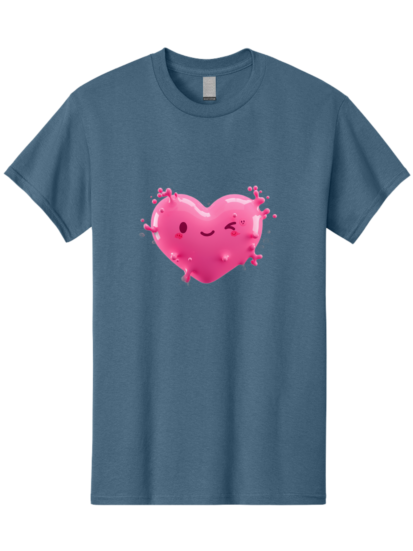 Winking-Heart Men'S Graphic Tee, 100% Cotton, Comfortable Casual Summer Wear, Machine Washable, Vintage Camera, Old Camera, Antique Camera, Black Camera, Classic Photography, Photography Equipment, Nostalgic Device, Film Camera, Camera Art Baj873