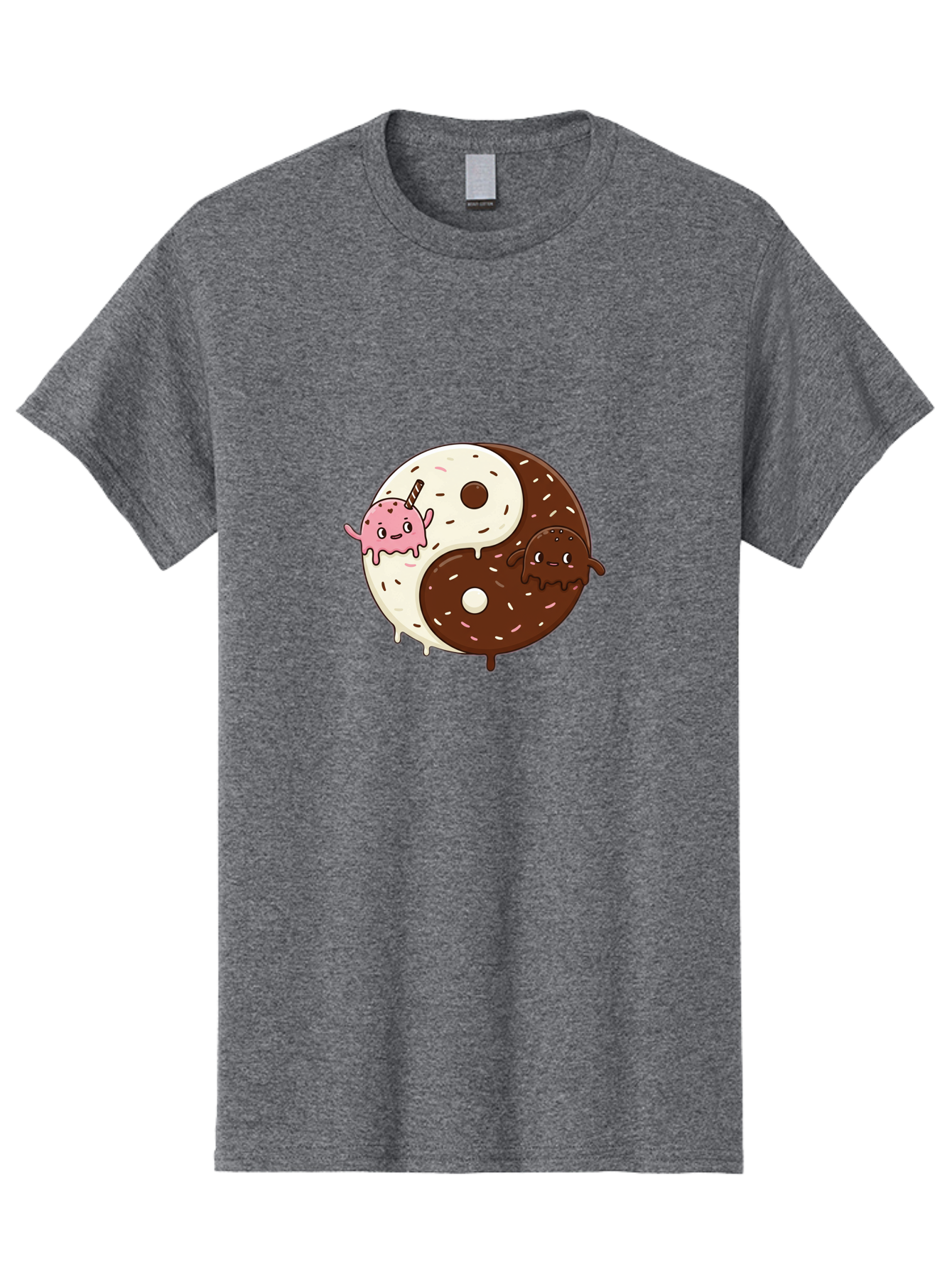Yin-Yang-Donuts Men'S Graphic Tee, 100% Cotton, Comfortable Casual Summer Wear, Machine Washable, Vintage Camera, Old Camera, Antique Camera, Black Camera, Classic Photography, Photography Equipment, Nostalgic Device, Film Camera, Camera Art Baj875
