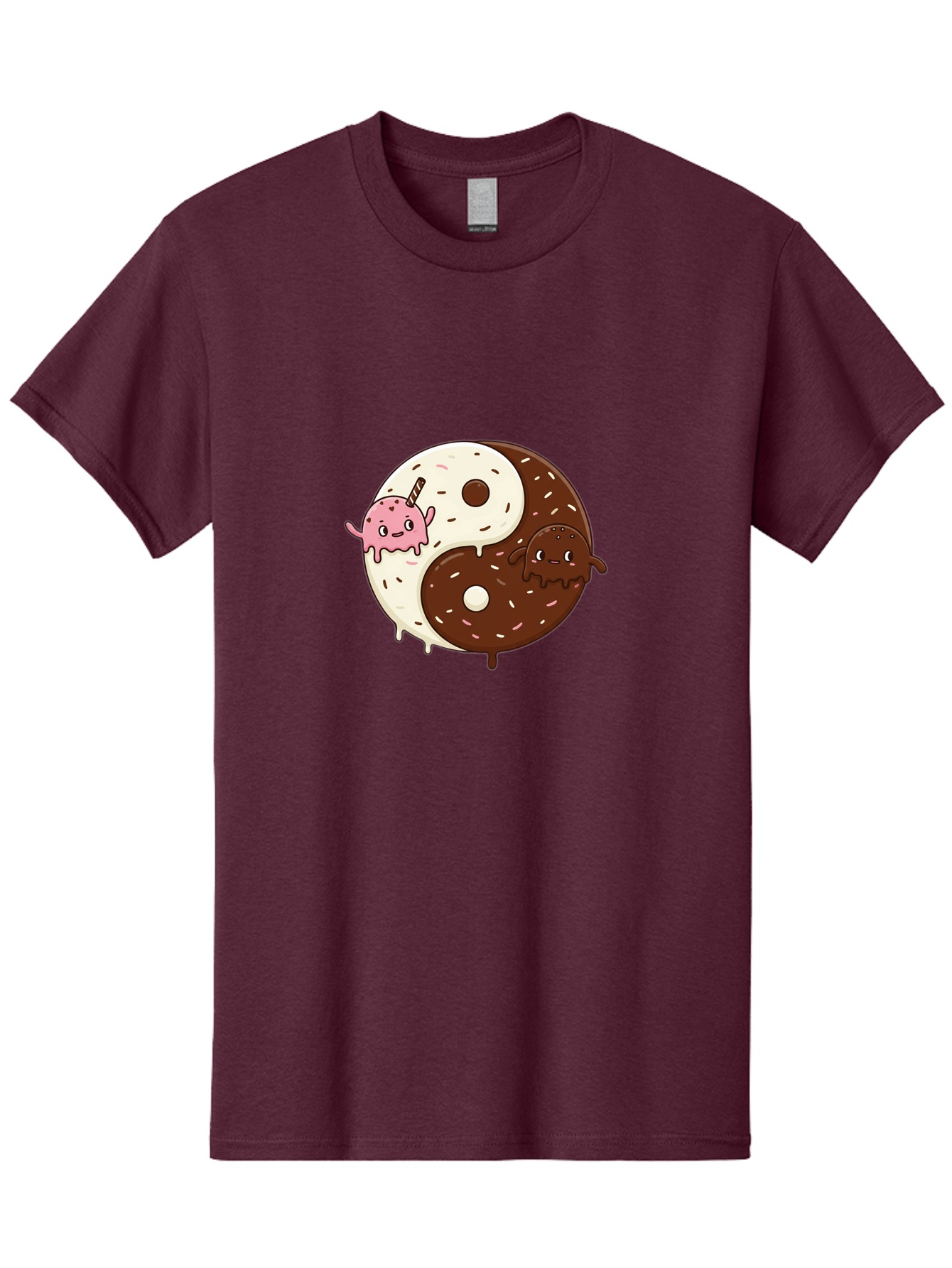 Yin-Yang-Donuts Men'S Graphic Tee, 100% Cotton, Comfortable Casual Summer Wear, Machine Washable, Vintage Camera, Old Camera, Antique Camera, Black Camera, Classic Photography, Photography Equipment, Nostalgic Device, Film Camera, Camera Art Baj875 5