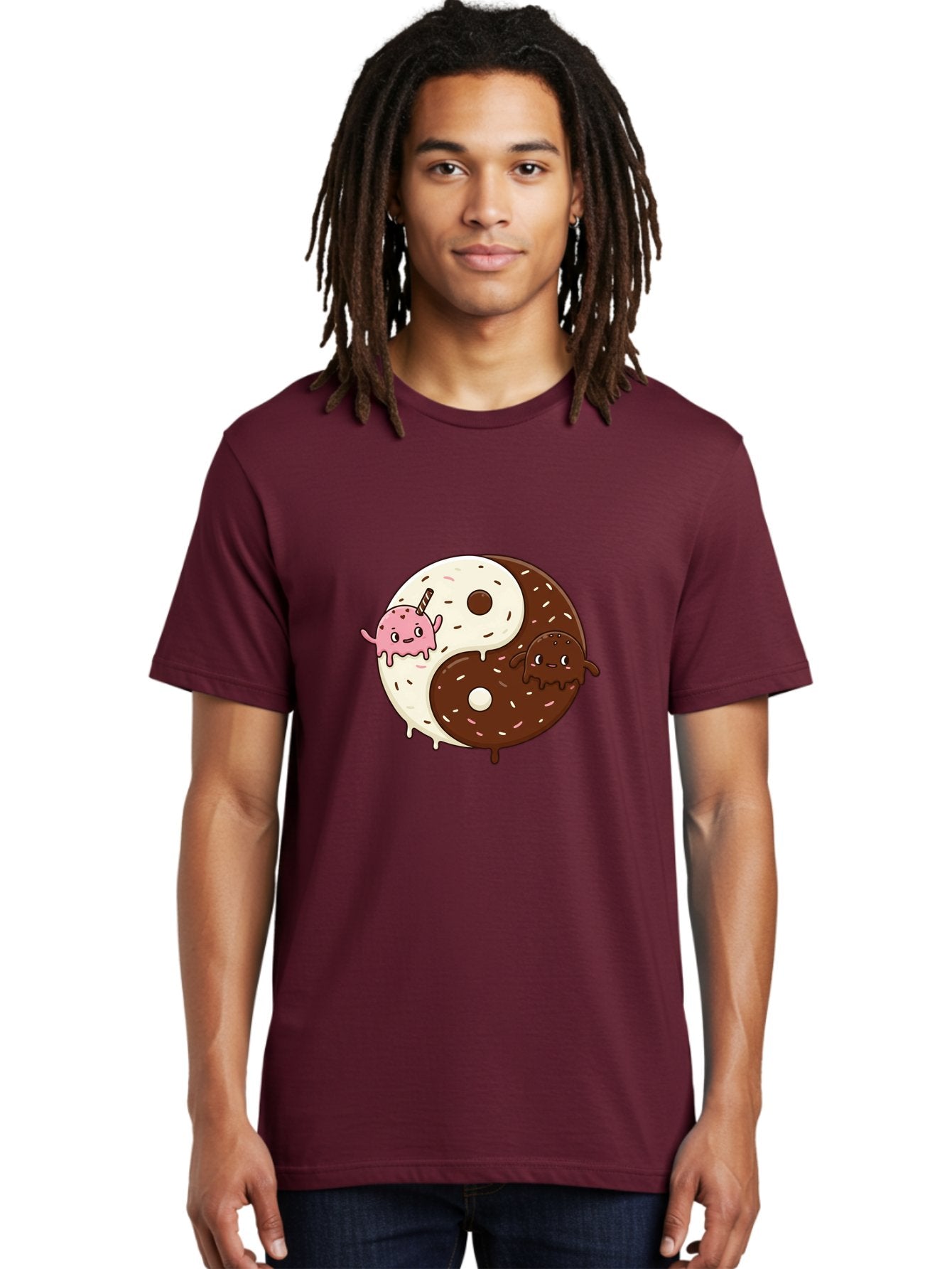 Yin-Yang-Donuts Men'S Graphic Tee, 100% Cotton, Comfortable Casual Summer Wear, Machine Washable, Vintage Camera, Old Camera, Antique Camera, Black Camera, Classic Photography, Photography Equipment, Nostalgic Device, Film Camera, Camera Art Baj875 26