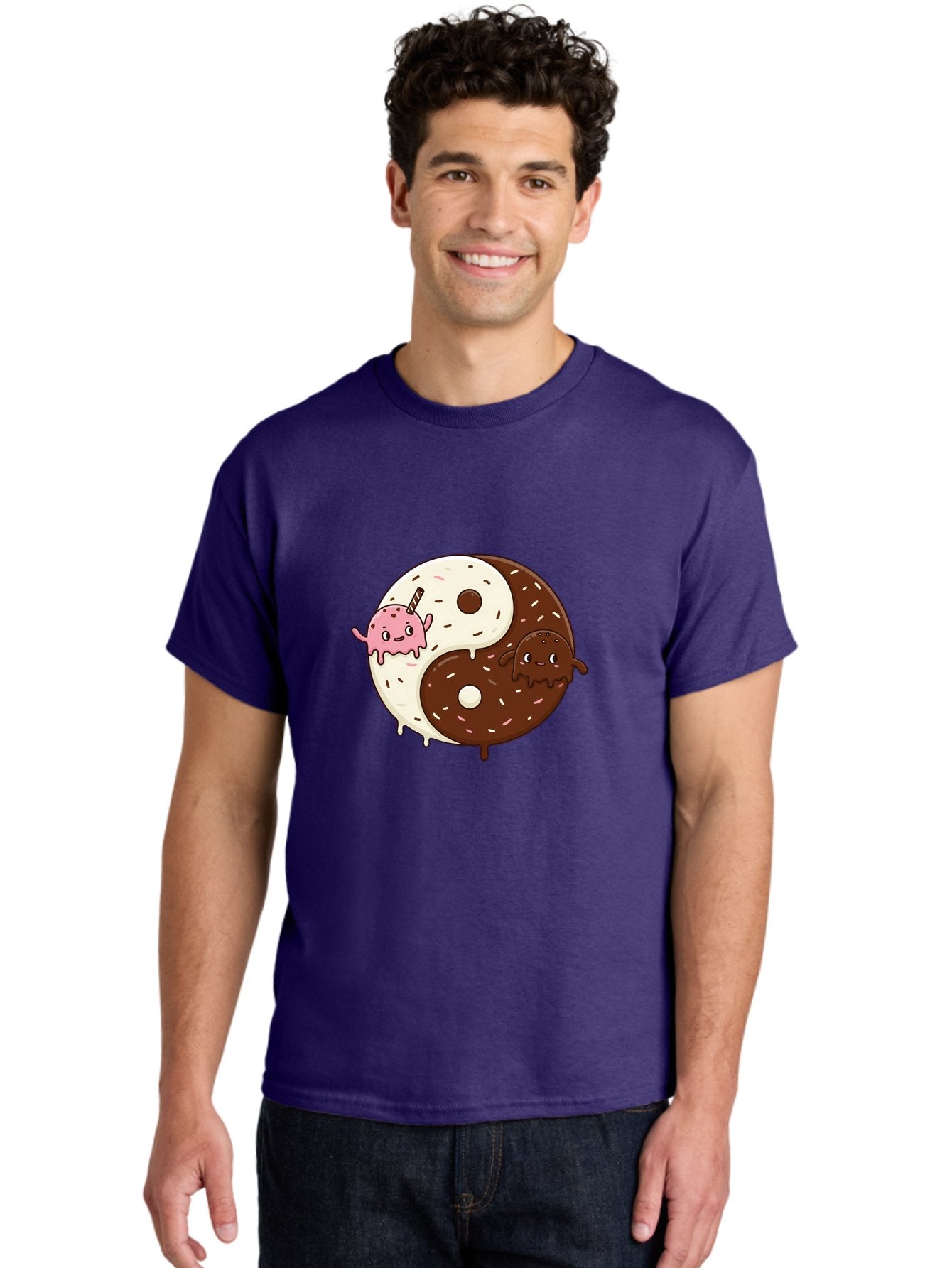 Yin-Yang-Donuts Men'S Graphic Tee, 100% Cotton, Comfortable Casual Summer Wear, Machine Washable, Vintage Camera, Old Camera, Antique Camera, Black Camera, Classic Photography, Photography Equipment, Nostalgic Device, Film Camera, Camera Art Baj875 21