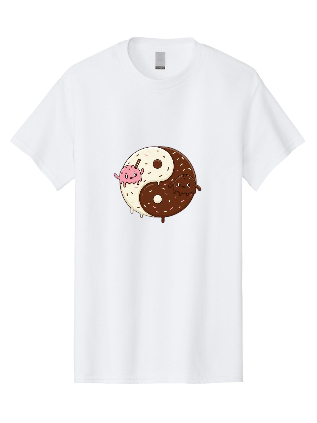 Yin-Yang-Donuts Men'S Graphic Tee, 100% Cotton, Comfortable Casual Summer Wear, Machine Washable, Vintage Camera, Old Camera, Antique Camera, Black Camera, Classic Photography, Photography Equipment, Nostalgic Device, Film Camera, Camera Art Baj875