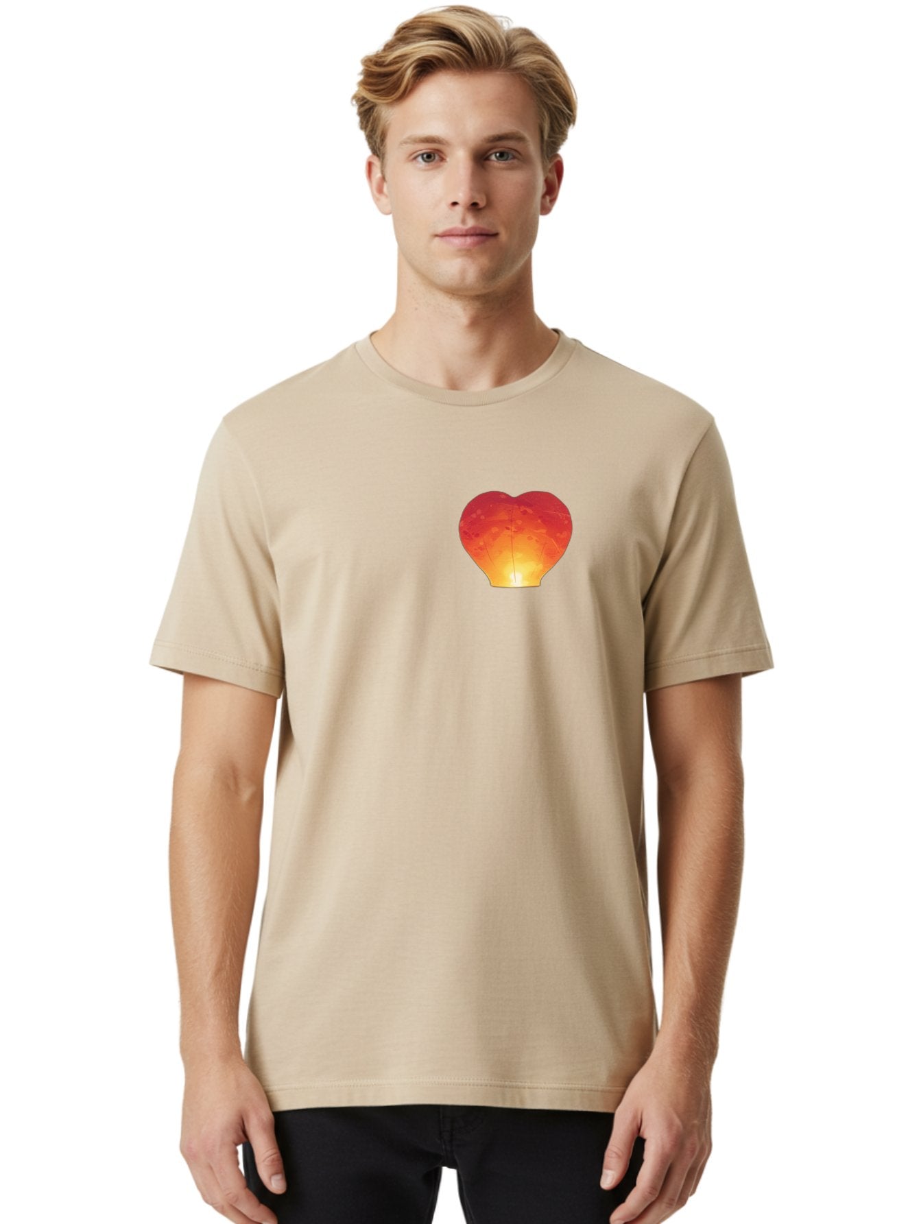 Red-Heart-Lantern Men'S Graphic Tee, 100% Cotton, Comfortable Casual Summer Wear, Machine Washable, Vintage Camera, Old Camera, Antique Camera, Black Camera, Classic Photography, Photography Equipment, Nostalgic Device, Film Camera, Camera Art Baj881 16