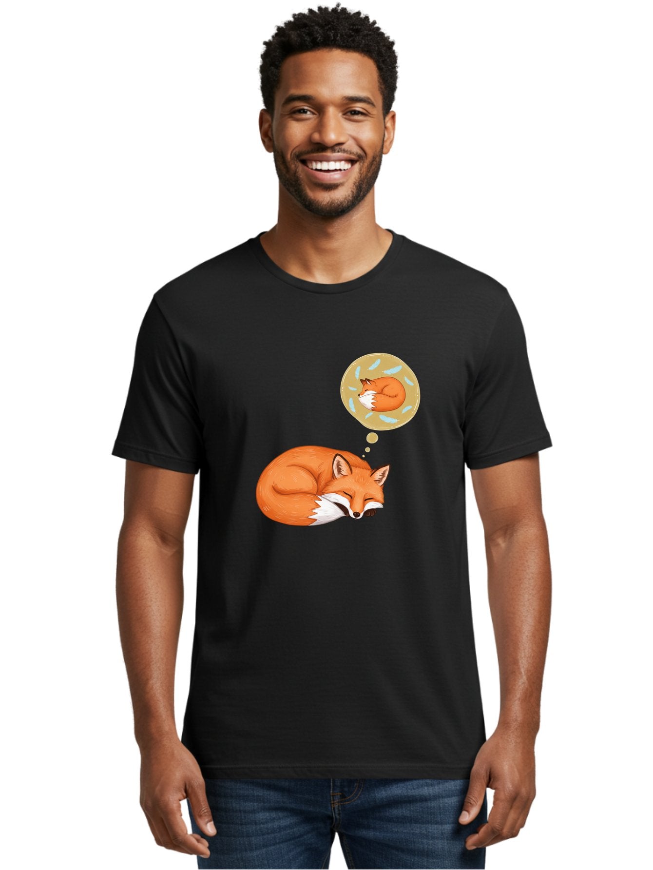 Sleeping-Fox-8 Men'S Graphic Tee, 100% Cotton, Comfortable Casual Summer Wear, Machine Washable, Vintage Camera, Old Camera, Antique Camera, Black Camera, Classic Photography, Photography Equipment, Nostalgic Device, Film Camera, Camera Art Baj889 24